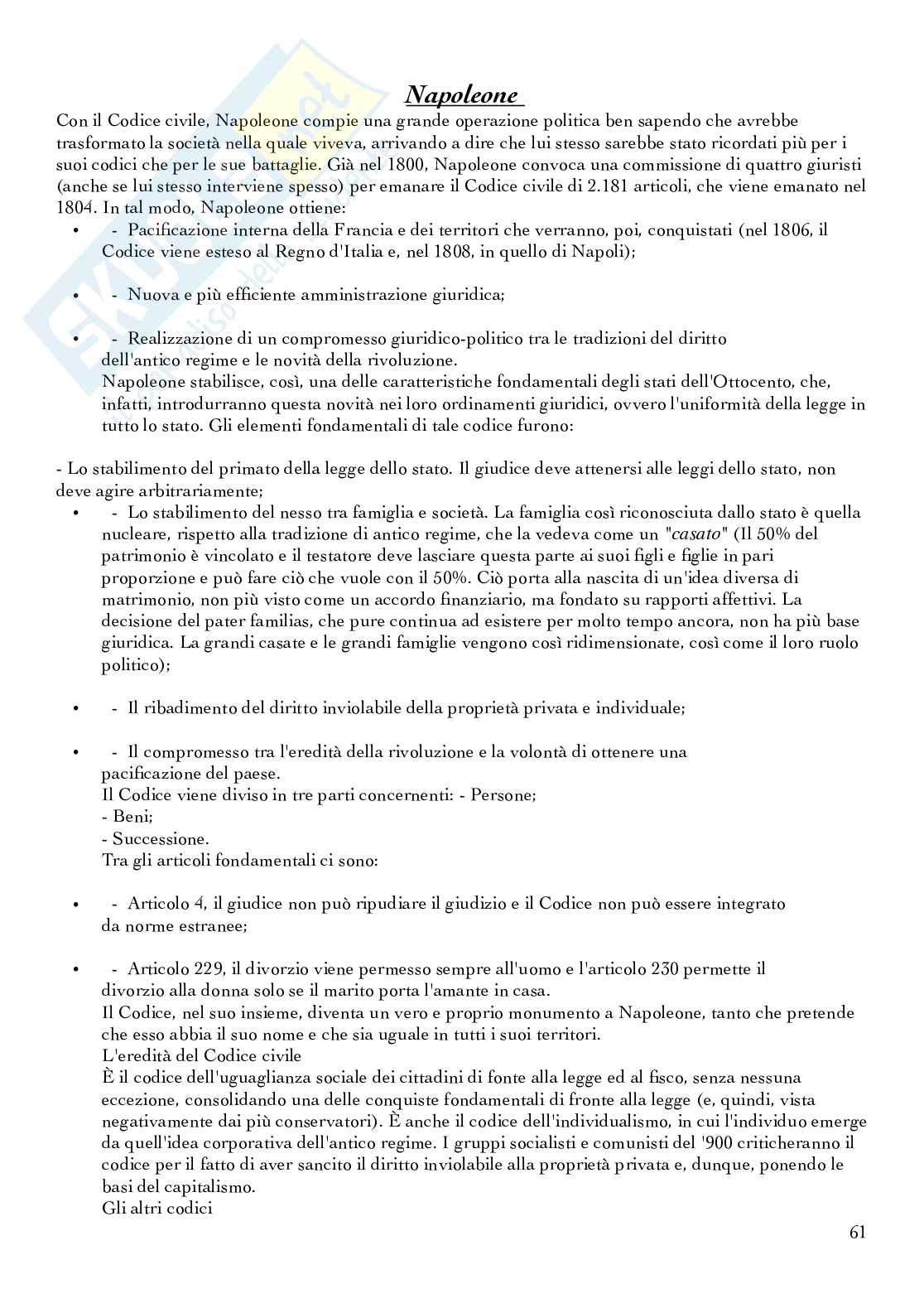 Appunti Storia moderna   Pag. 61