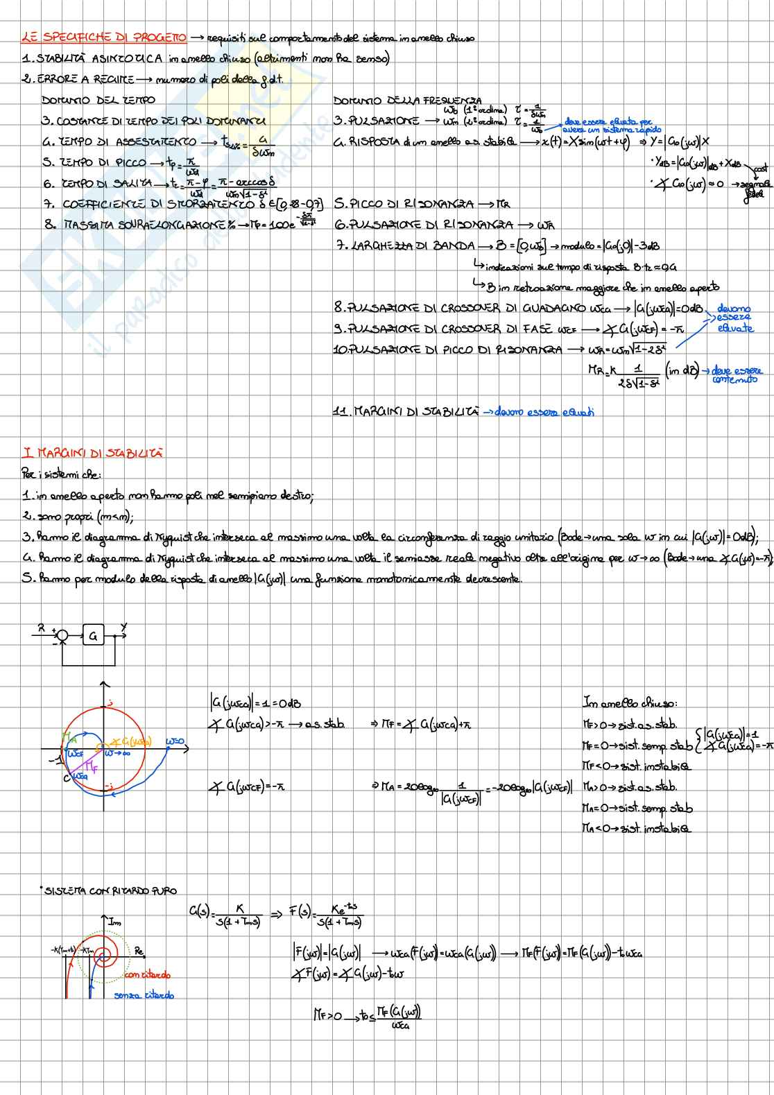 Appunti di Fondamenti di automatica Pag. 6