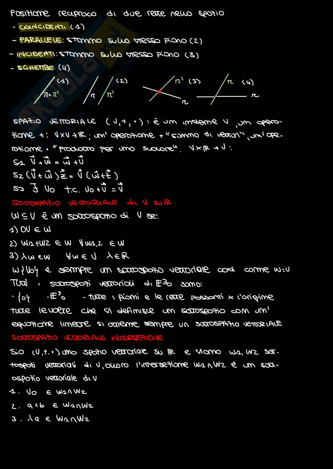 Appunti Algebra e geometria lineare Pag. 6