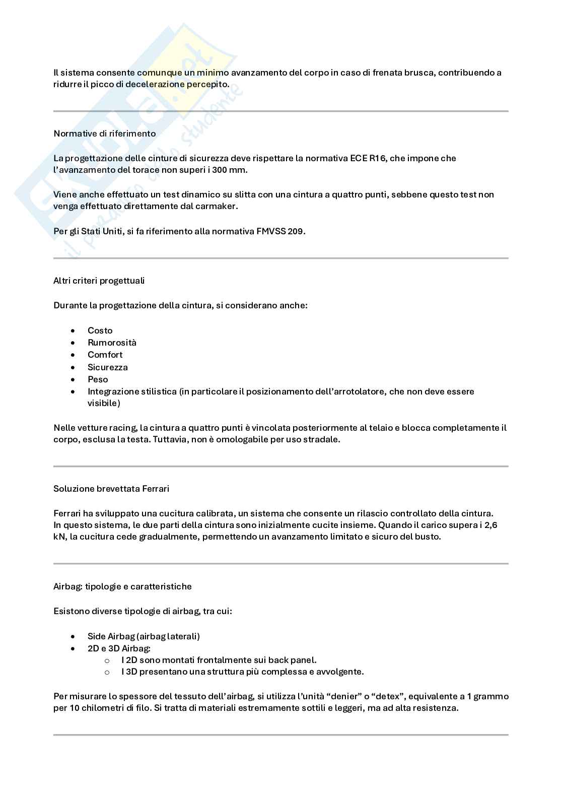 Appunti di Sviluppo integrato scocca/finizioni in ambito automotive Pag. 31
