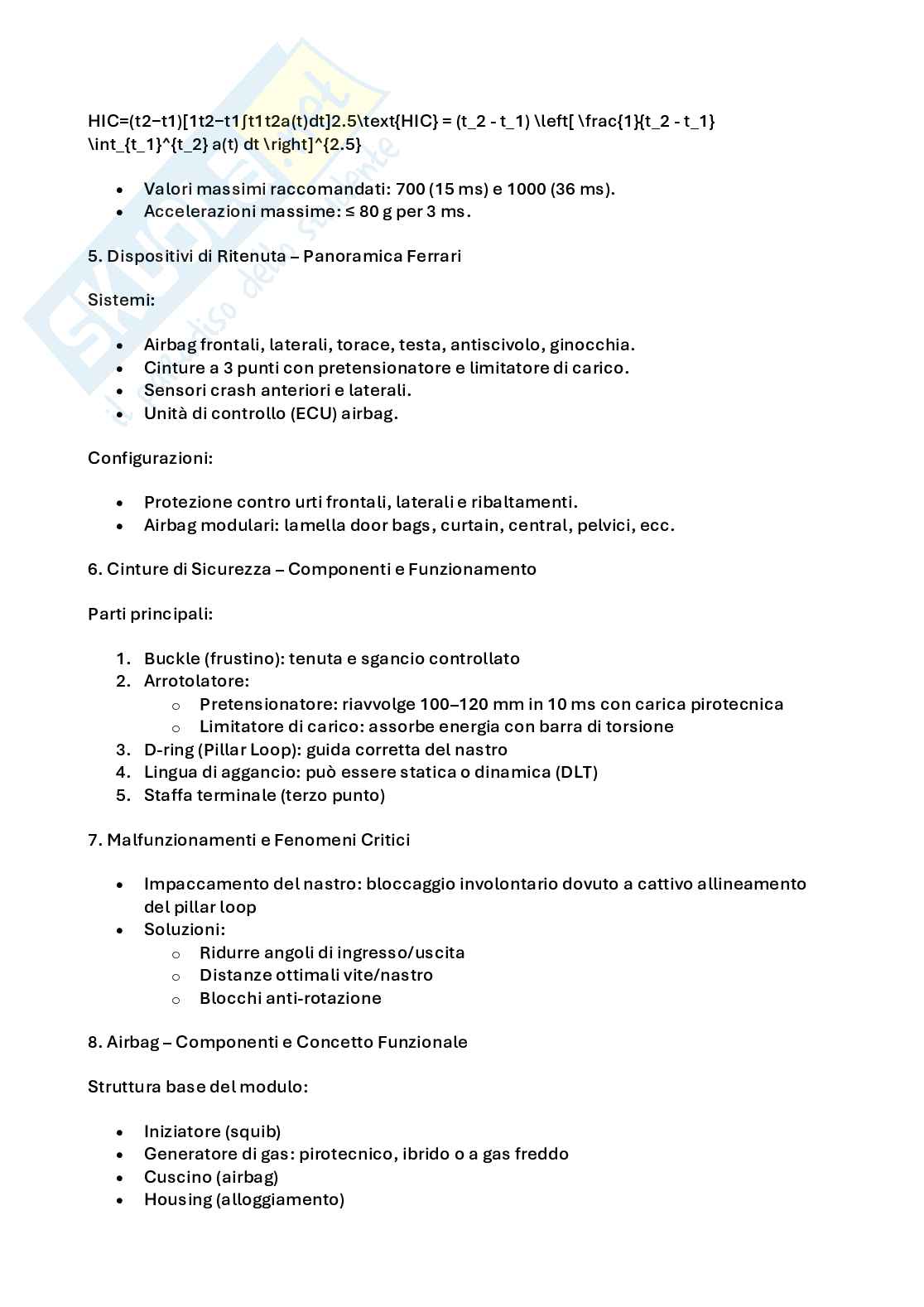 Appunti di Sviluppo integrato scocca/finizioni in ambito automotive Pag. 61