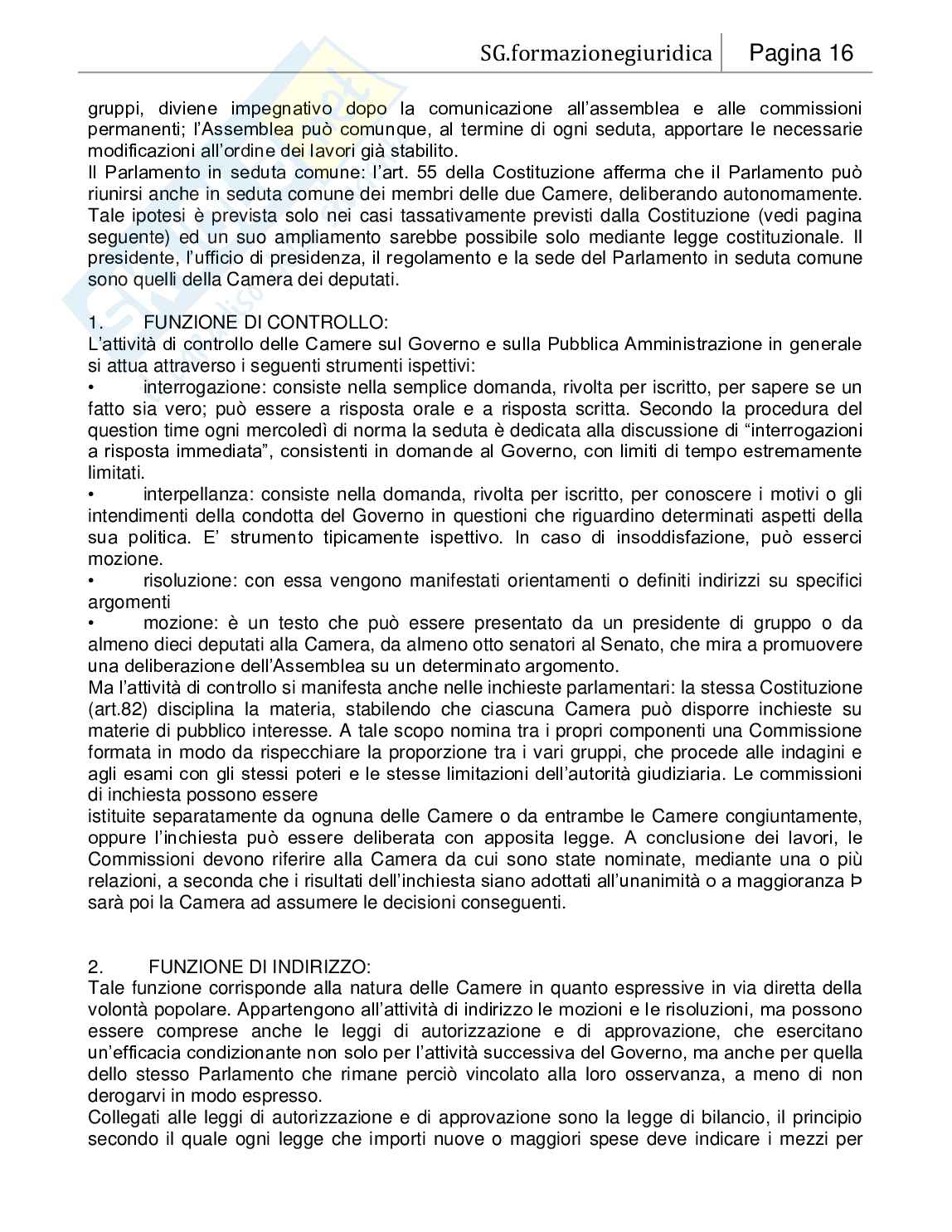 Appunti di Diritto costituzionale Pag. 16