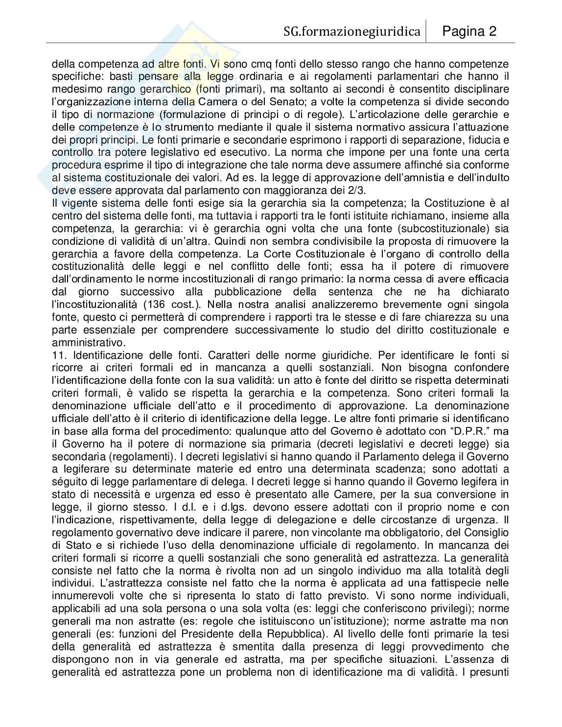 Appunti di Diritto costituzionale Pag. 2