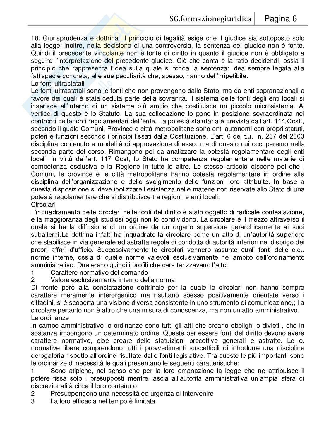 Appunti di Diritto costituzionale Pag. 6