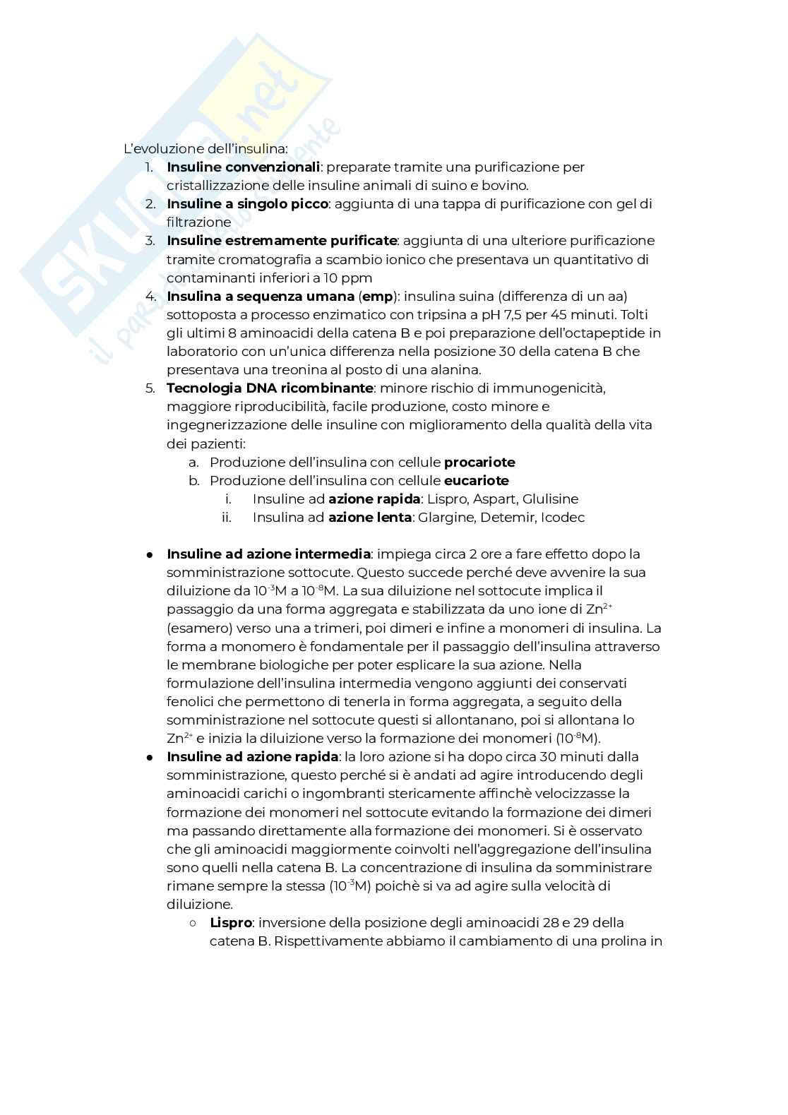 Riassunto esame Farmaci biotecnologici, Prof. Dalla Via Lisa, libro consigliato Farmaci biotecnologici, Mondin Pag. 2