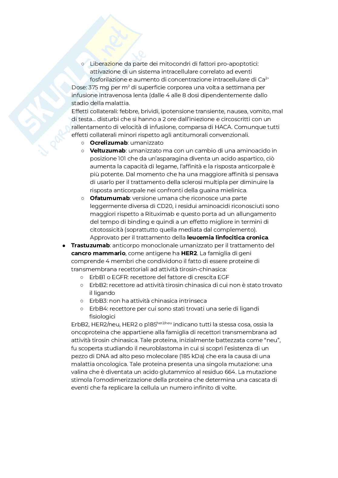 Riassunto esame Farmaci biotecnologici, Prof. Dalla Via Lisa, libro consigliato Farmaci biotecnologici, Mondin Pag. 26