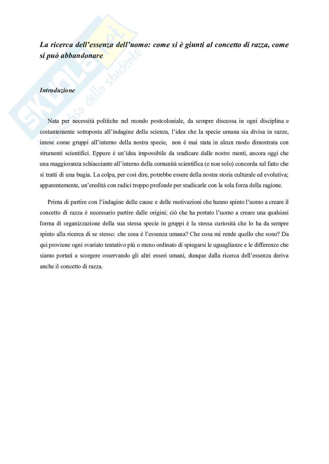 Questione della razza Pag. 1