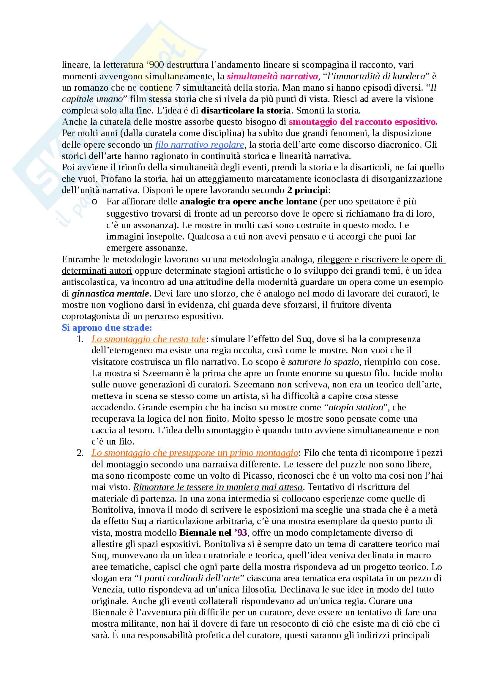 Appunti di storia e critica dell'arte contemporanea, docente Vincenzo Trione Pag. 11