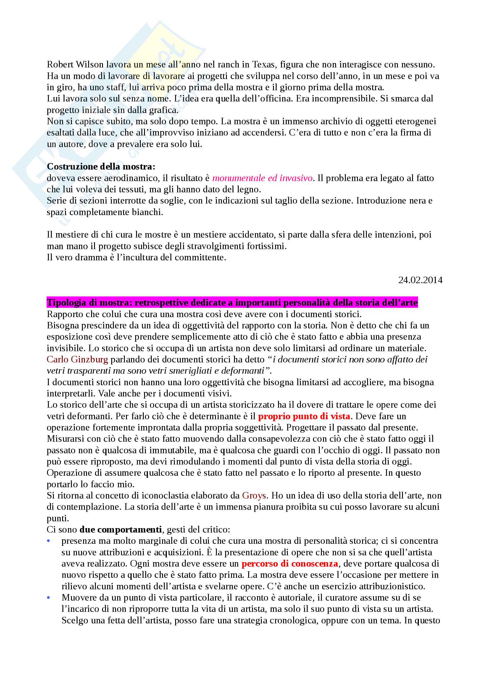 Appunti di storia e critica dell'arte contemporanea, docente Vincenzo Trione Pag. 16