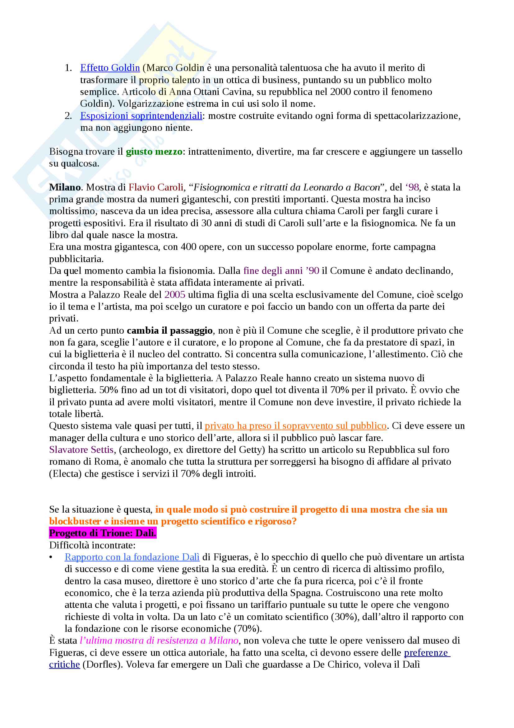 Appunti di storia e critica dell'arte contemporanea, docente Vincenzo Trione Pag. 21