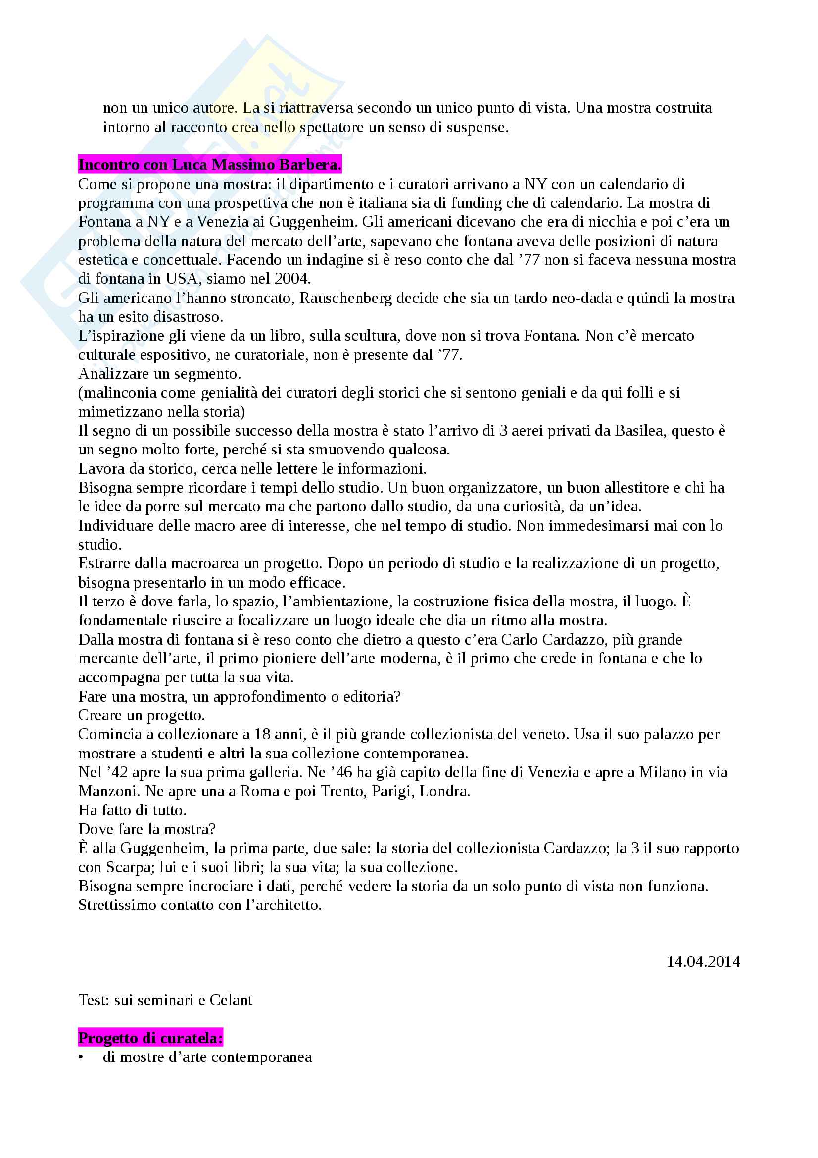 Appunti di storia e critica dell'arte contemporanea, docente Vincenzo Trione Pag. 31