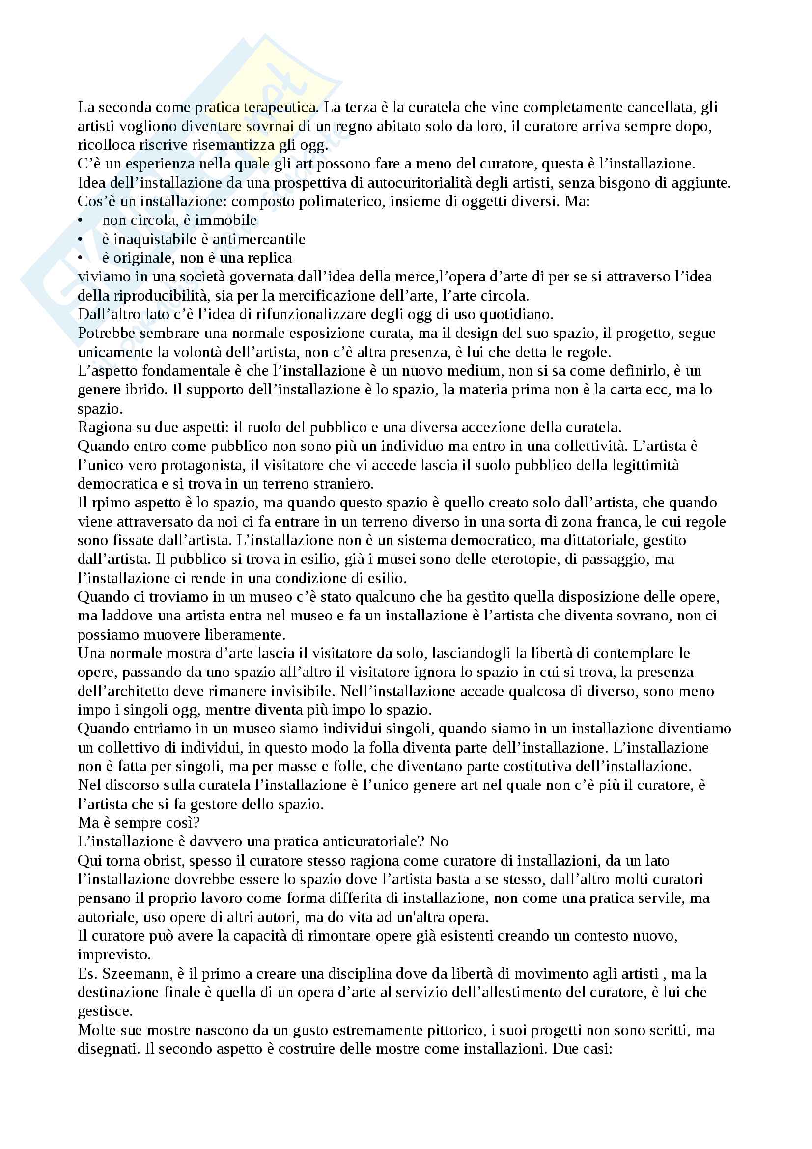 Appunti di storia e critica dell'arte contemporanea, docente Vincenzo Trione Pag. 36