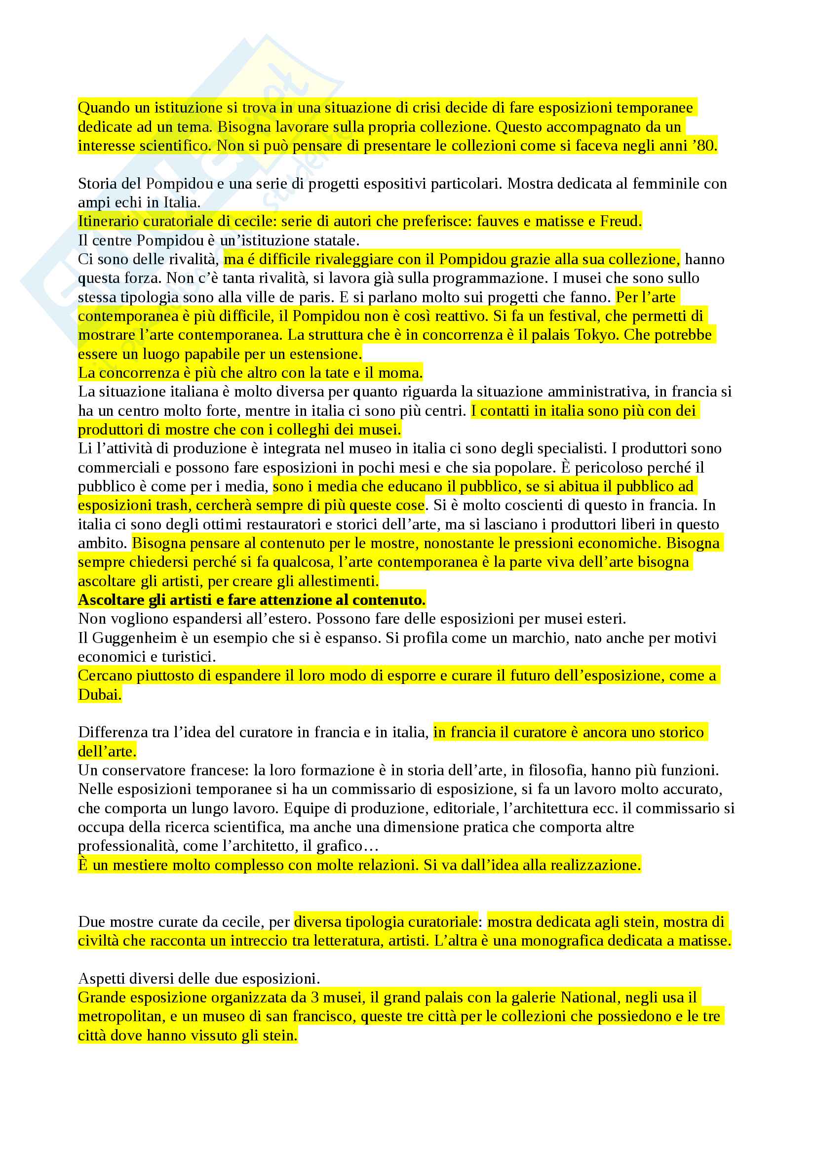 Appunti di storia e critica dell'arte contemporanea, docente Vincenzo Trione Pag. 41