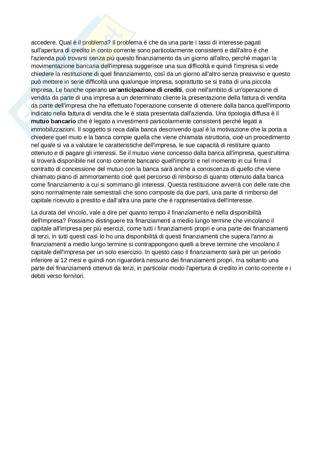 Lezione 3 Economia aziendale Pag. 6