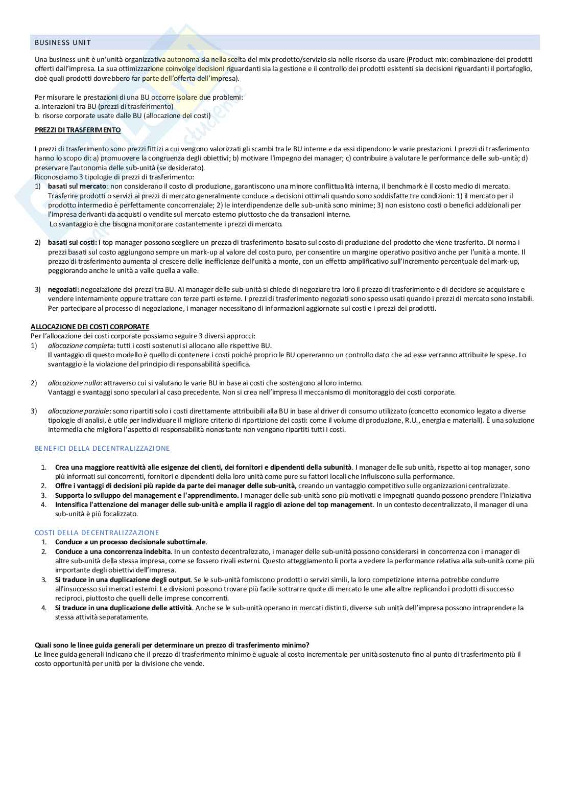Appunti Gestione aziendale II Pag. 16
