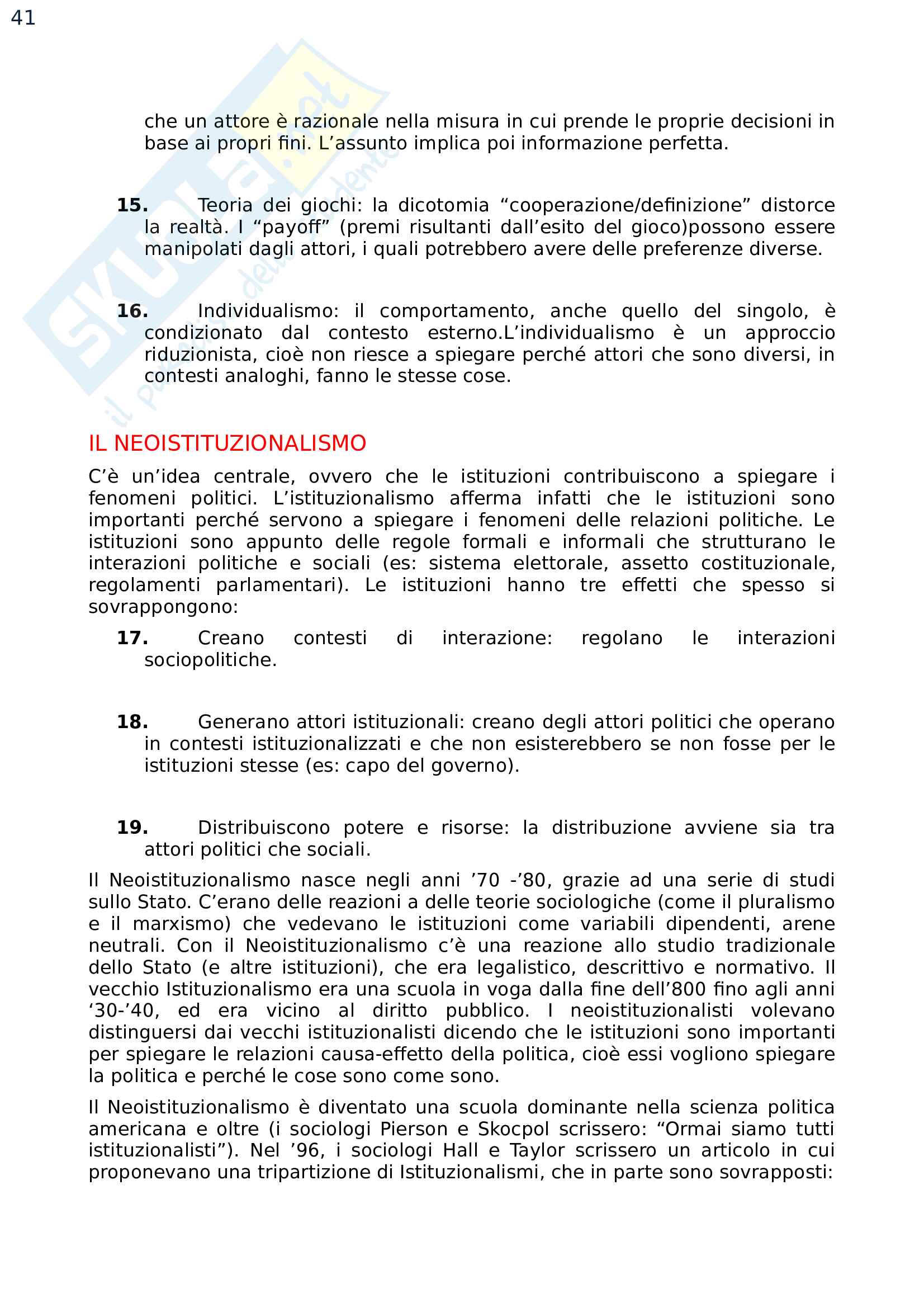 Appunti elementi di scienza politica Pag. 41