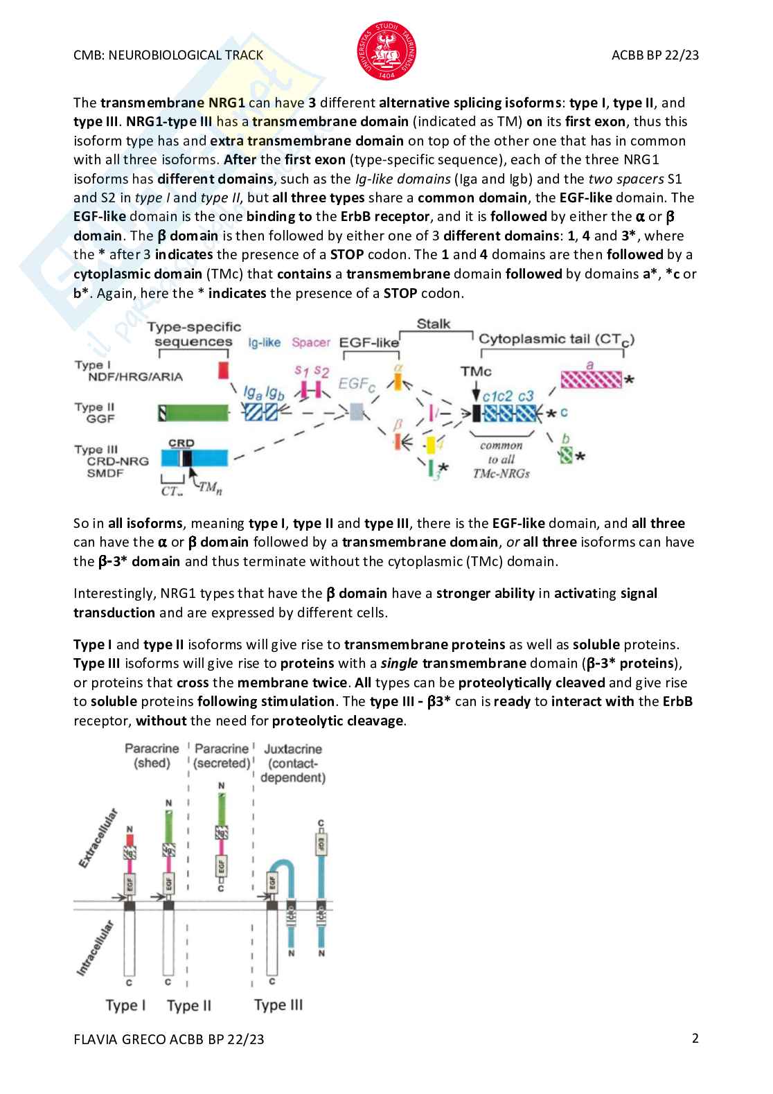 ACBB Biotechnology Project   Pag. 2