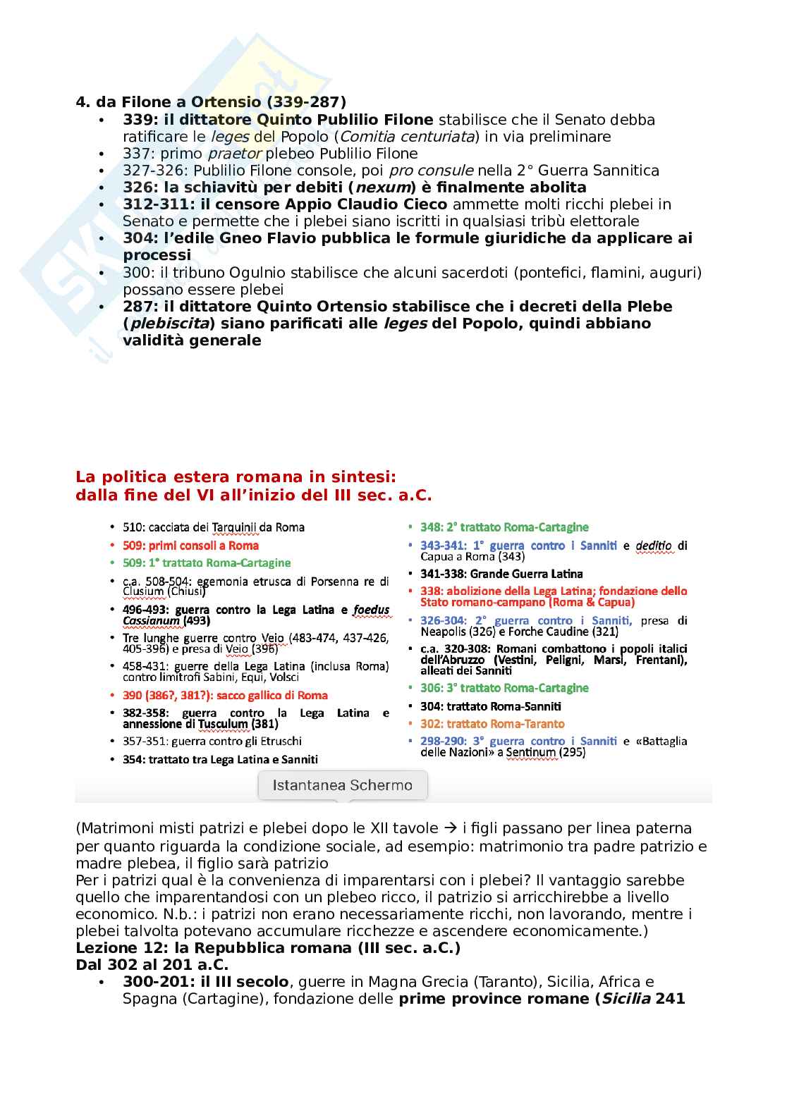 Appunti del corso di Storia romana  Pag. 41