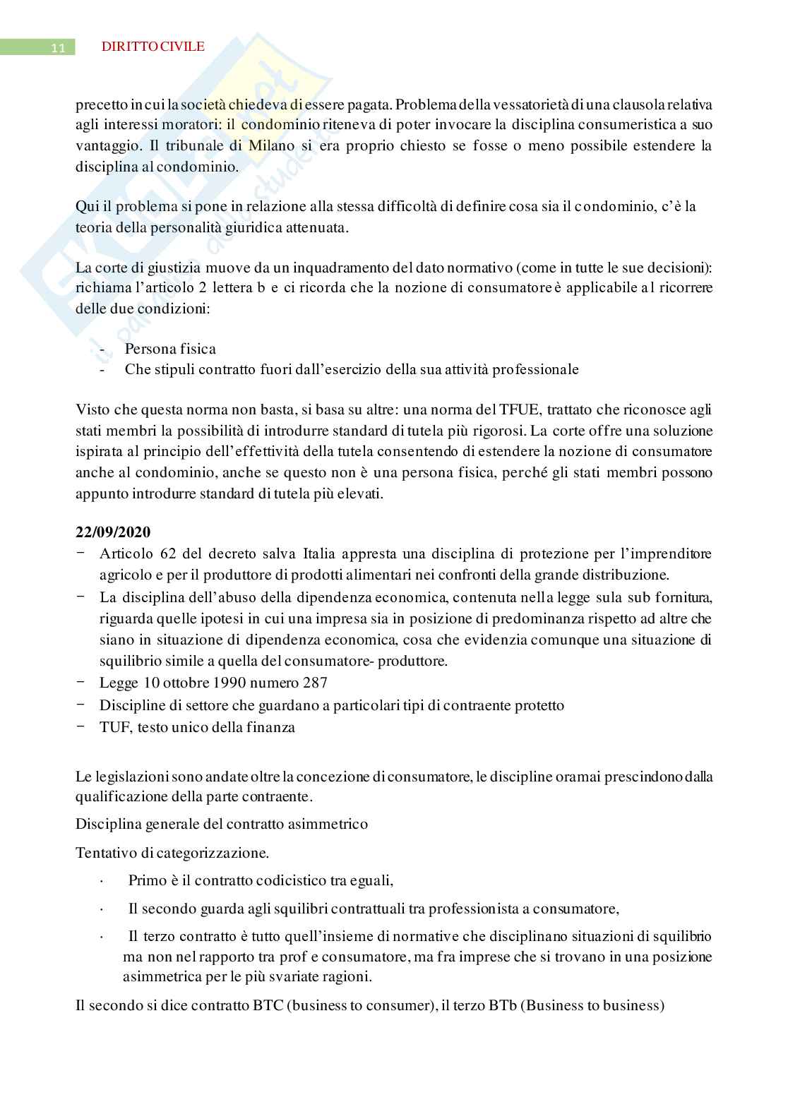 Diritto civile - concorrenza e contratto Vettori Pag. 11