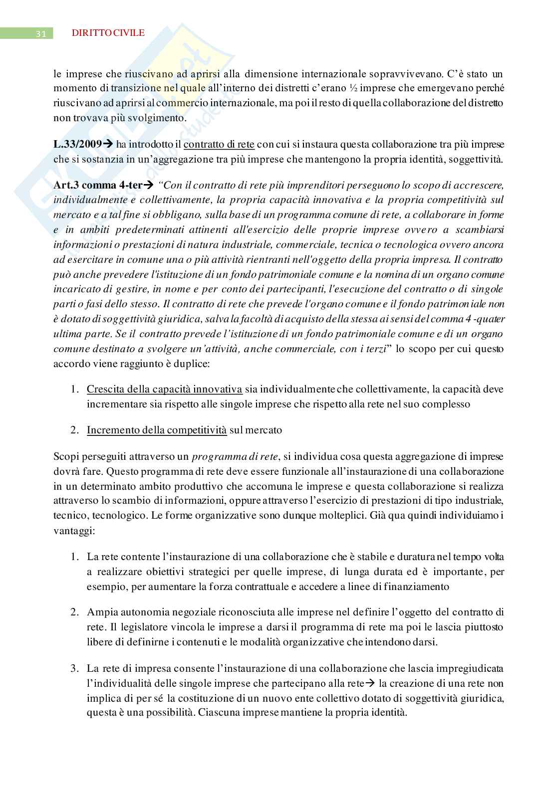 Diritto civile - concorrenza e contratto Vettori Pag. 31