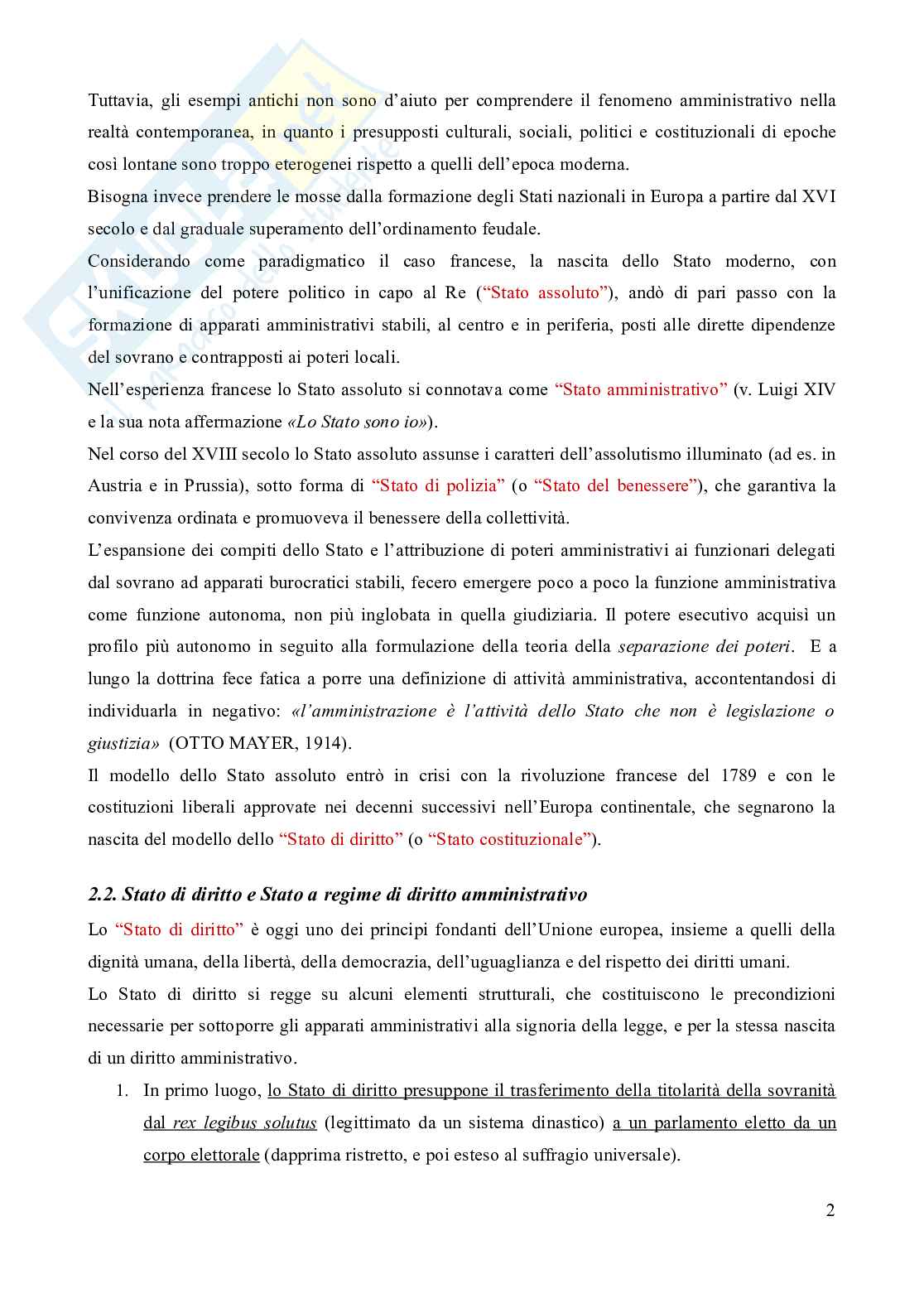 Riassunto esame Diritto amministrativo, Prof. Cerbo Pasquale, libro consigliato Manuale di diritto amministrativo - 7^ edizione, 2026, Clarich Pag. 2