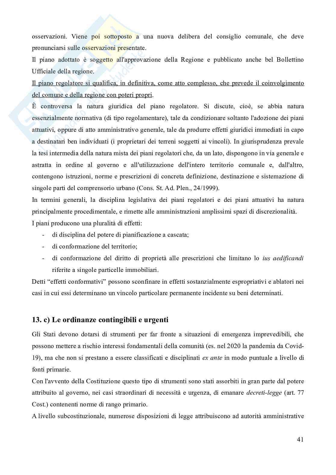 Riassunto esame Diritto amministrativo, Prof. Cerbo Pasquale, libro consigliato Manuale di diritto amministrativo - 7^ edizione, 2026, Clarich Pag. 41