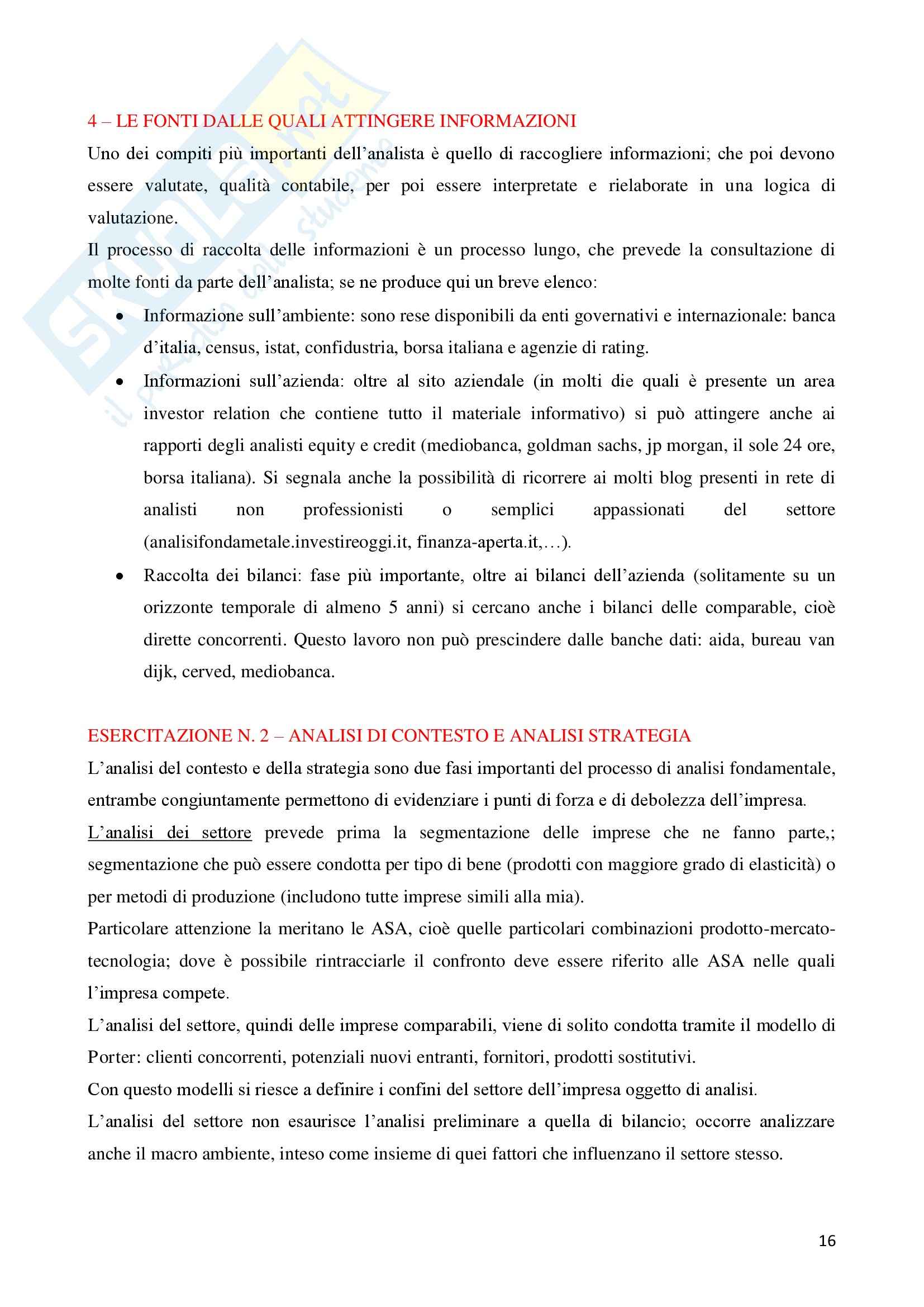 Riassunto esame Analisi di Bilancio, prof. Giunta Pag. 16