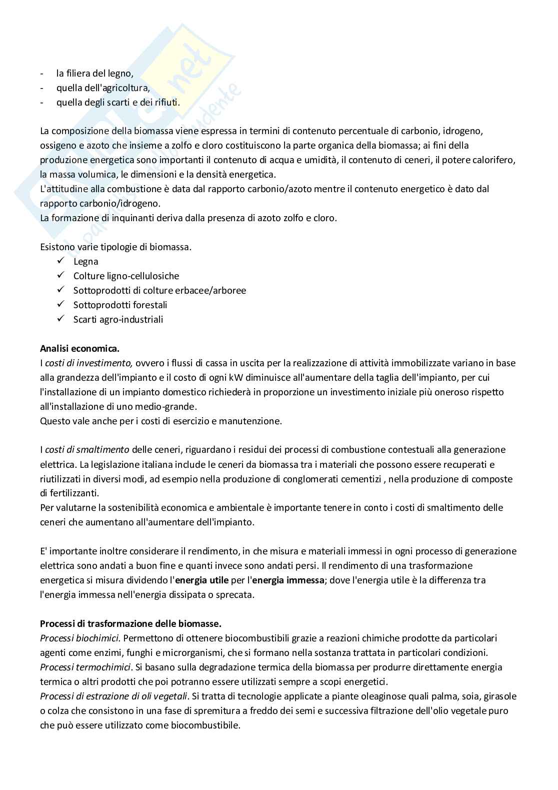 Appunti per l’esame di Energia, Materie prime e innovazione Pag. 31