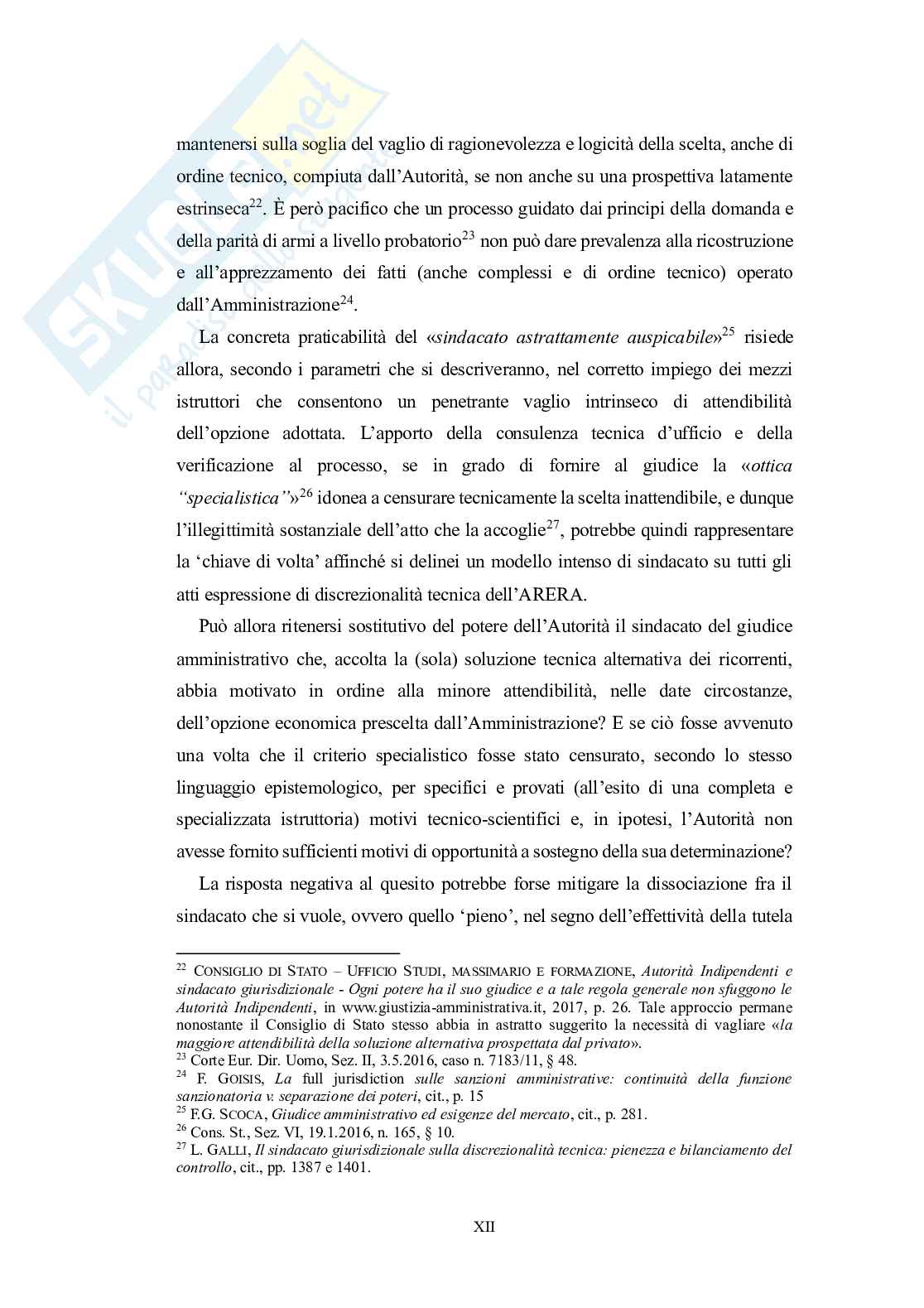 Sindacato del giudice amministrativo nell'ambito delle controversie concernenti l'ARERA Pag. 16