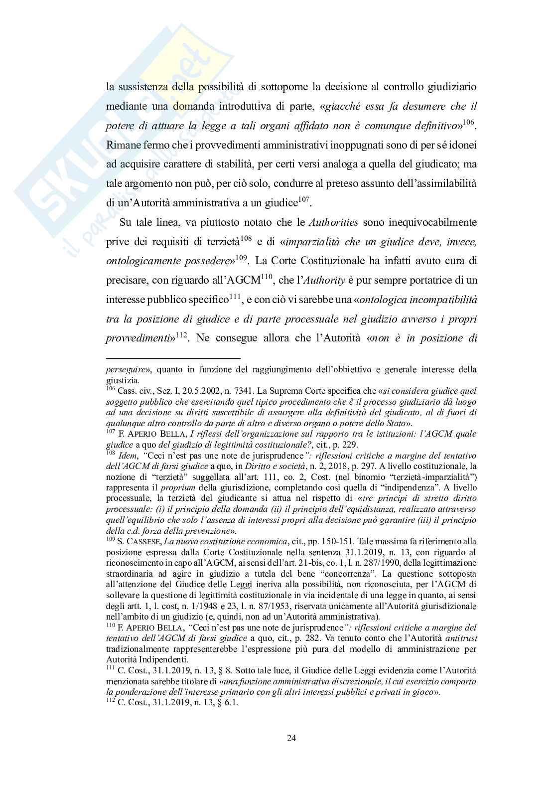 Sindacato del giudice amministrativo nell'ambito delle controversie concernenti l'ARERA Pag. 41