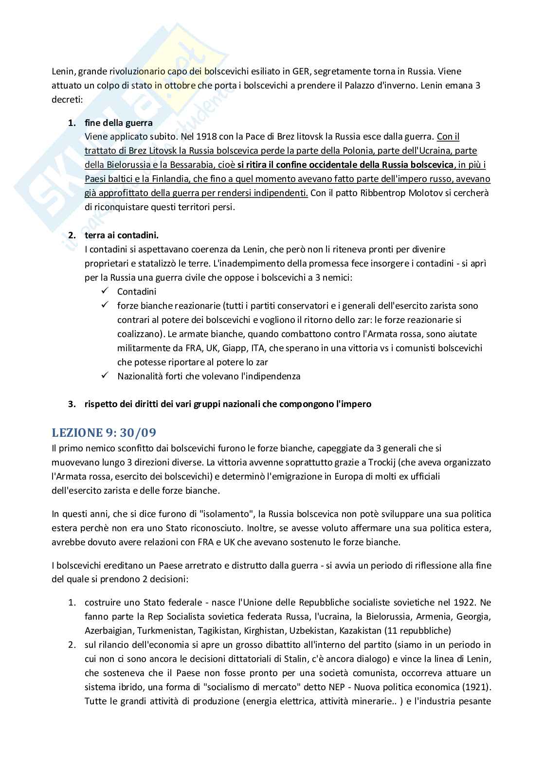 Appunti completi di tutte le lezioni del corso Storia delle relazioni internazionali, prof. E. Dundovich Unipi Pag. 11