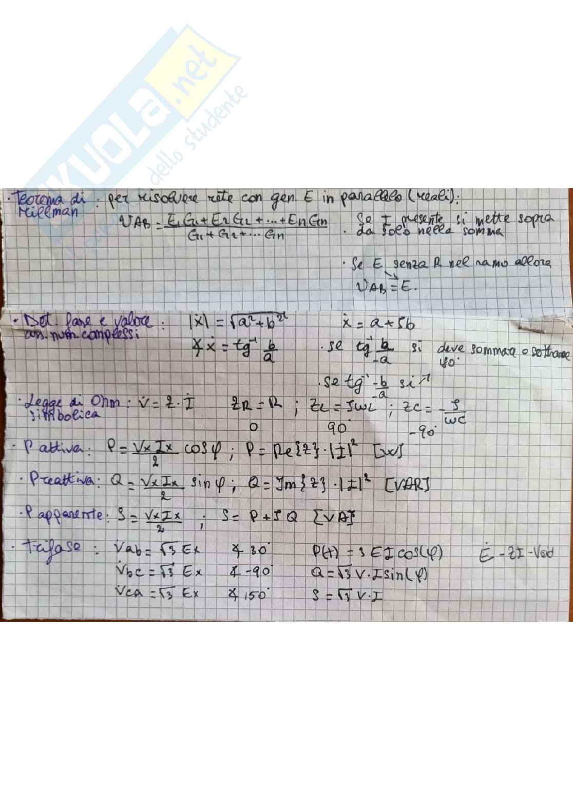 Appunti del corso completo di Elettrotecnica Pag. 71