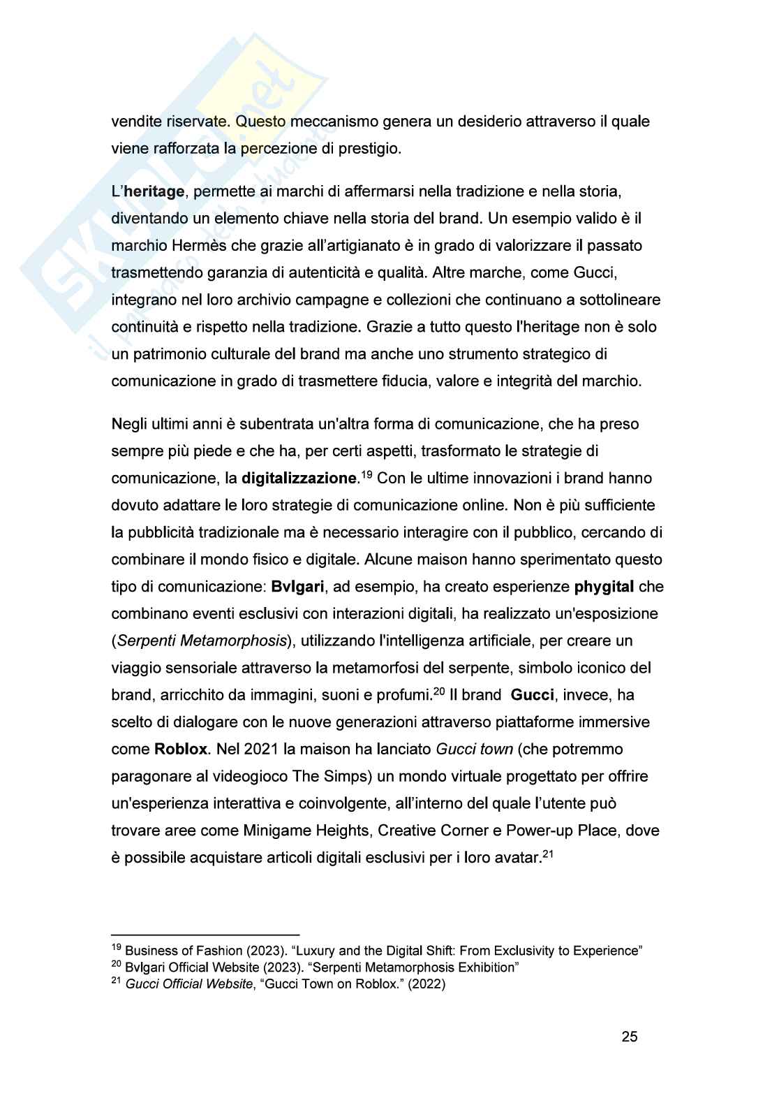 Tesi Valorizzazione del brand nel mercato del lusso: il caso Fendi Pag. 26
