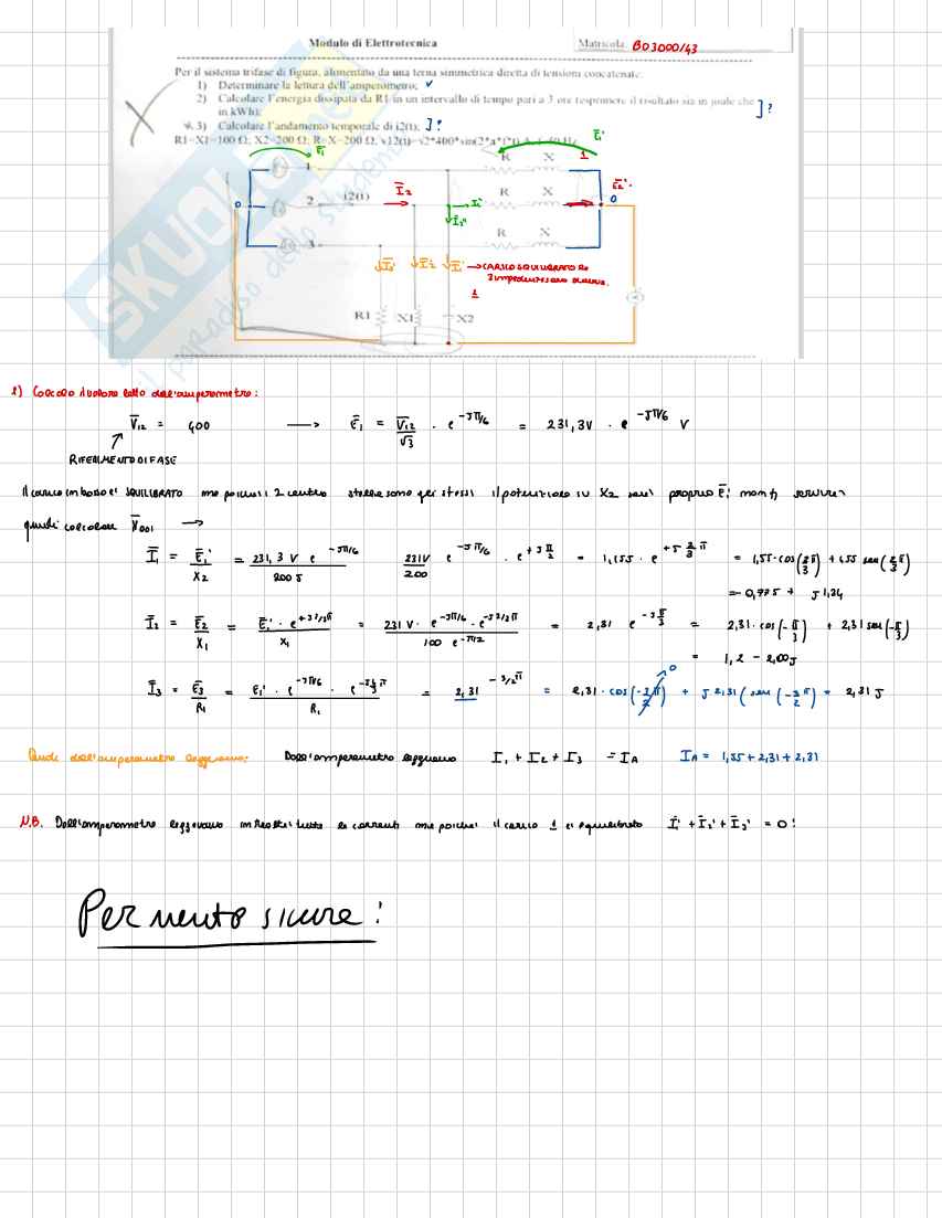Esercizi su sistemi trifasi Pag. 6