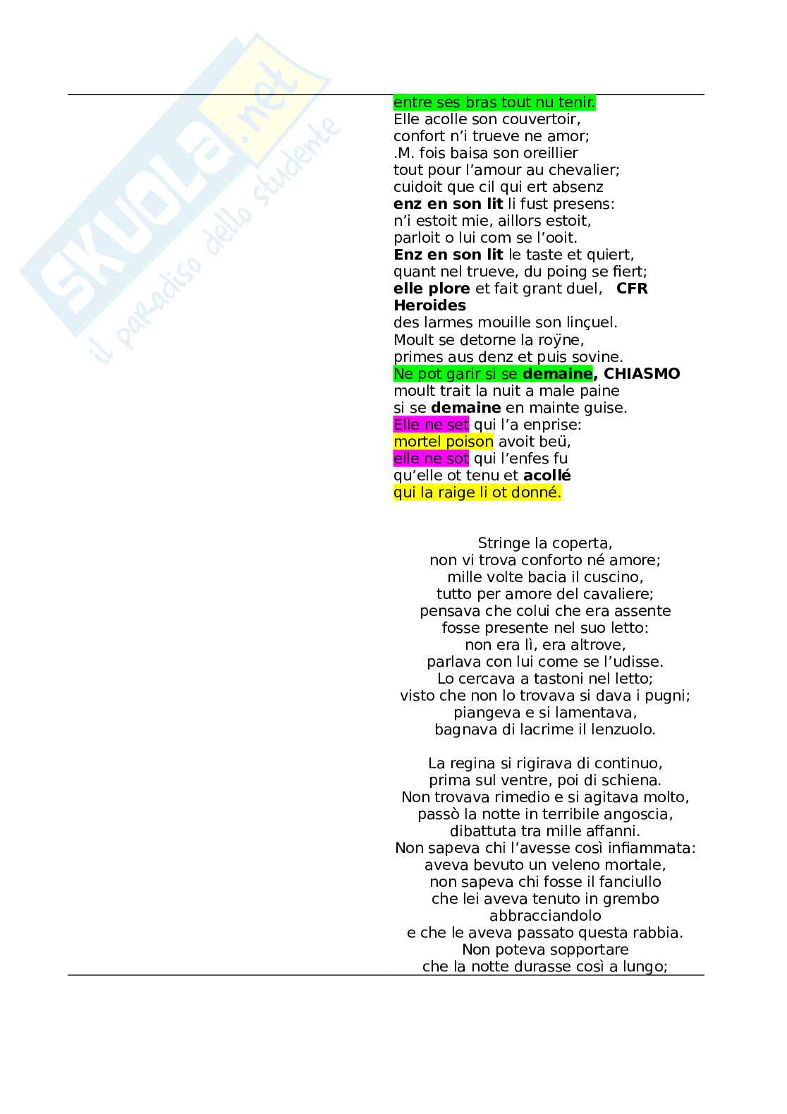 Roman D'Eneas - testo e spiegazione Pag. 2