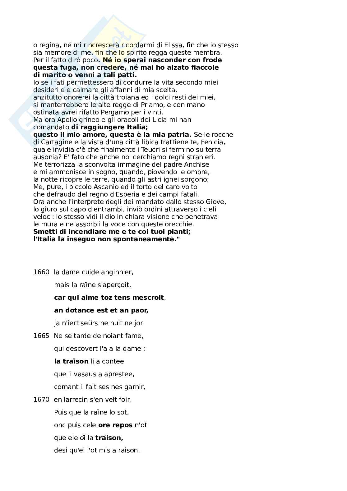 Roman D'Eneas - testo e spiegazione Pag. 6