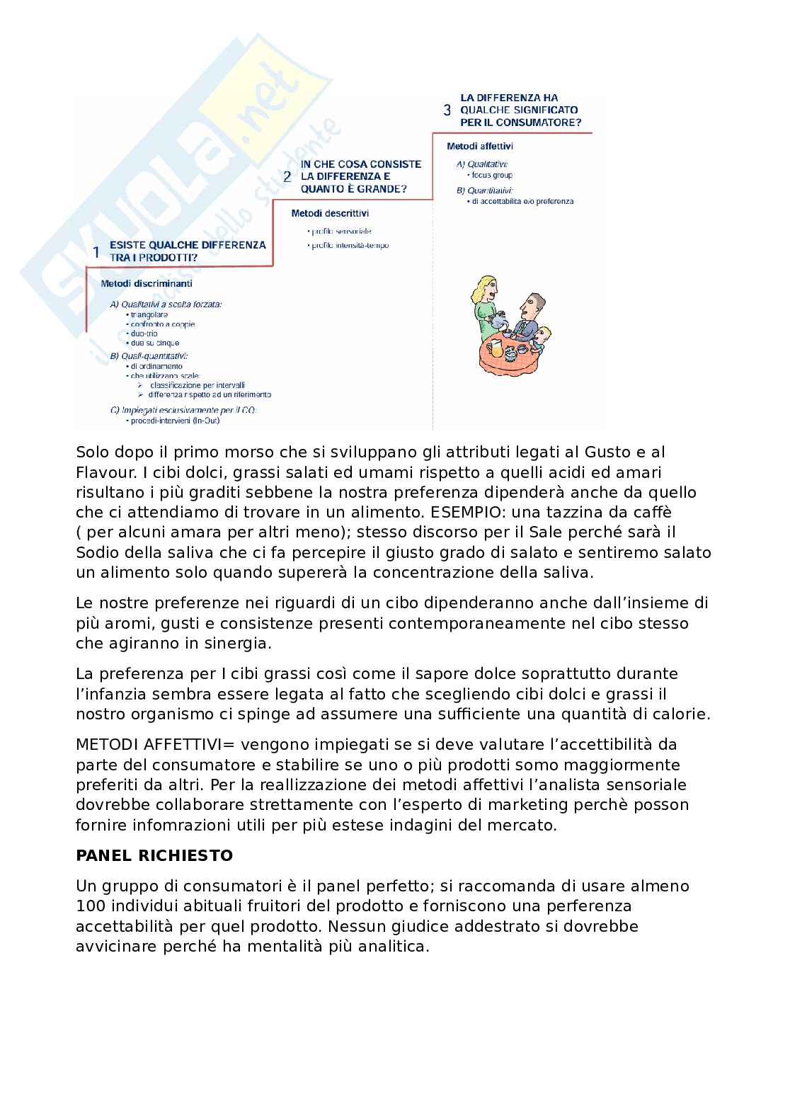 Analisi sensoriali ed elaborazione dei dati  Pag. 26