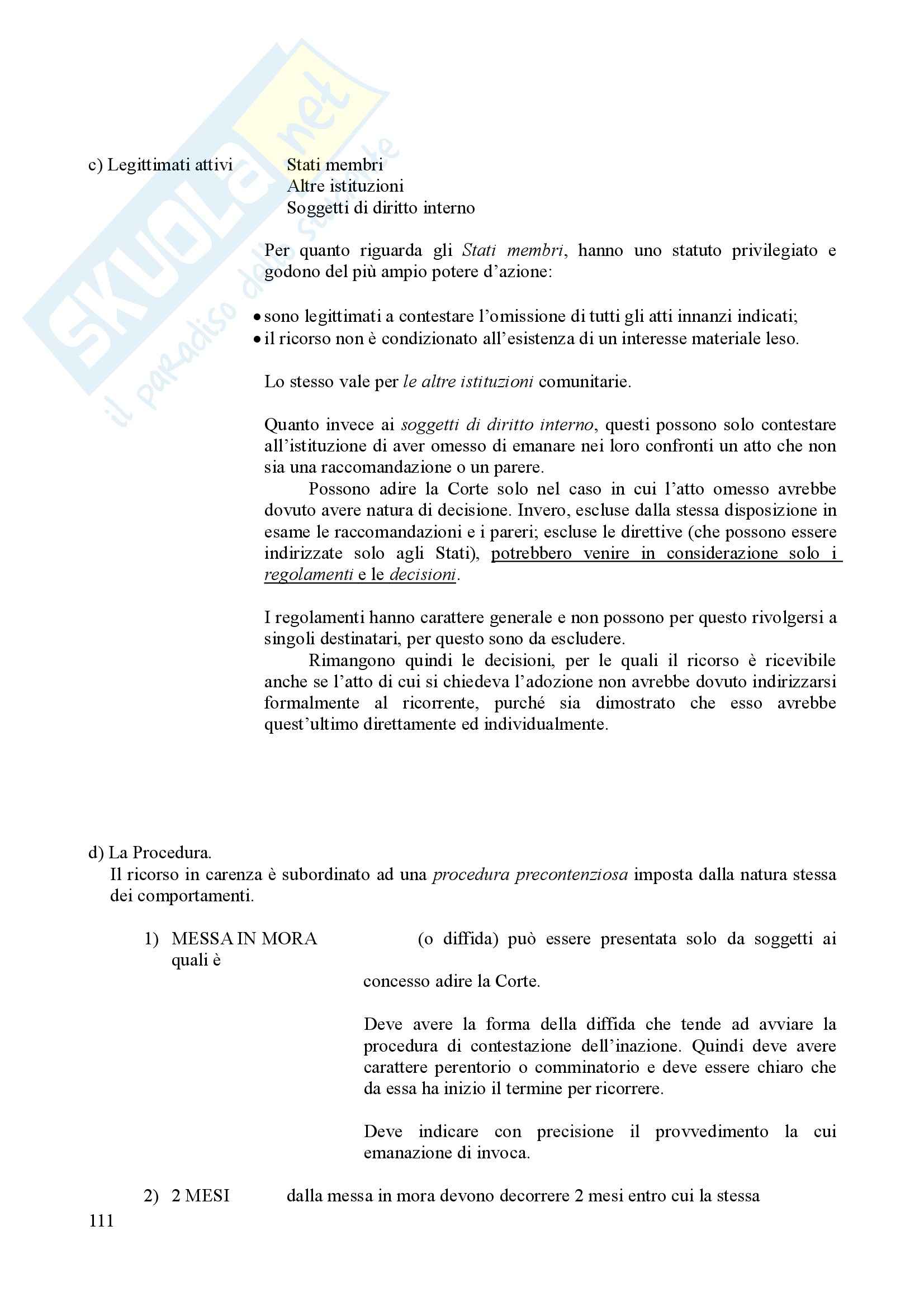 Diritto dell'Unione Europea - parte generale Pag. 111