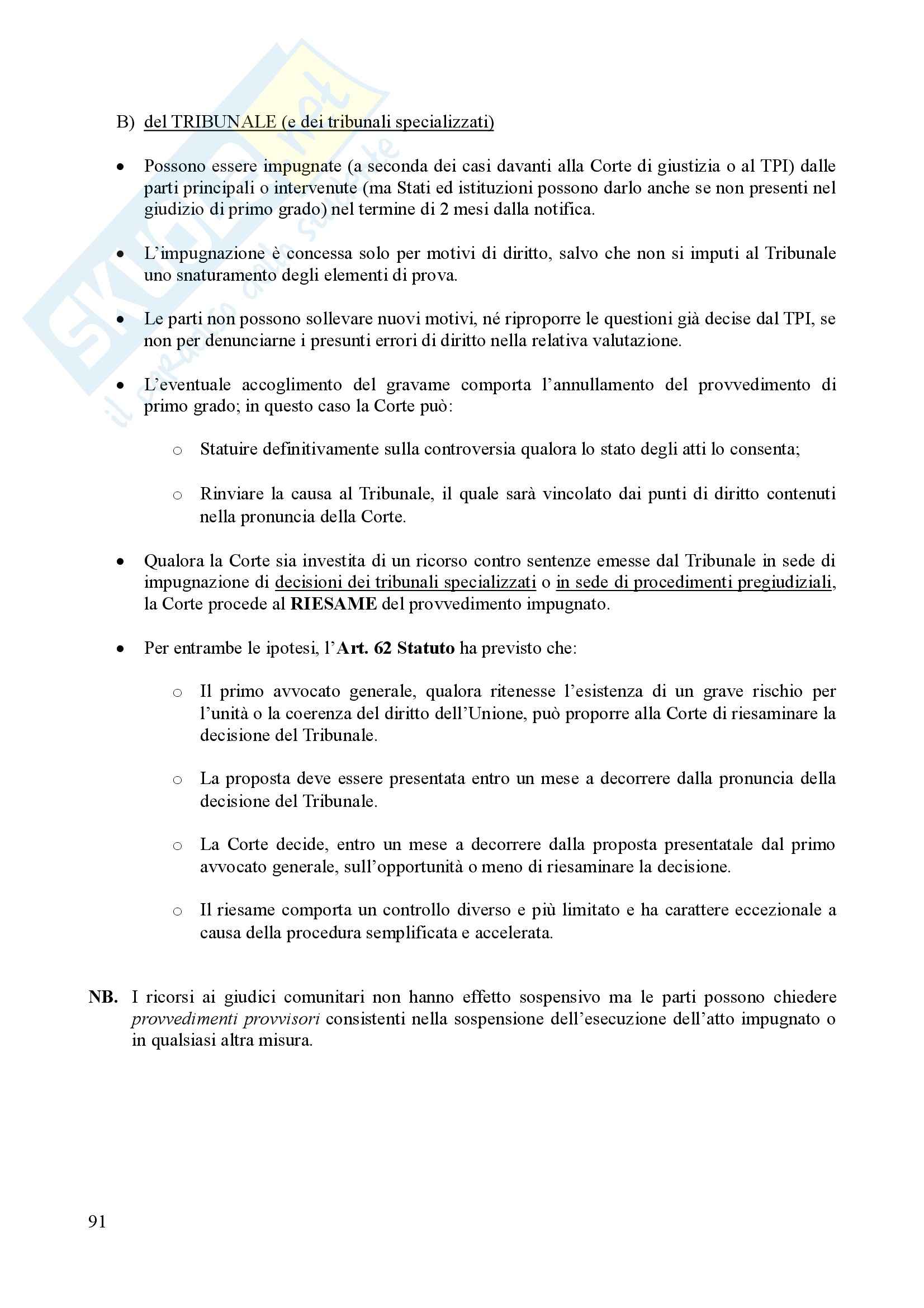 Diritto dell'Unione Europea - parte generale Pag. 91