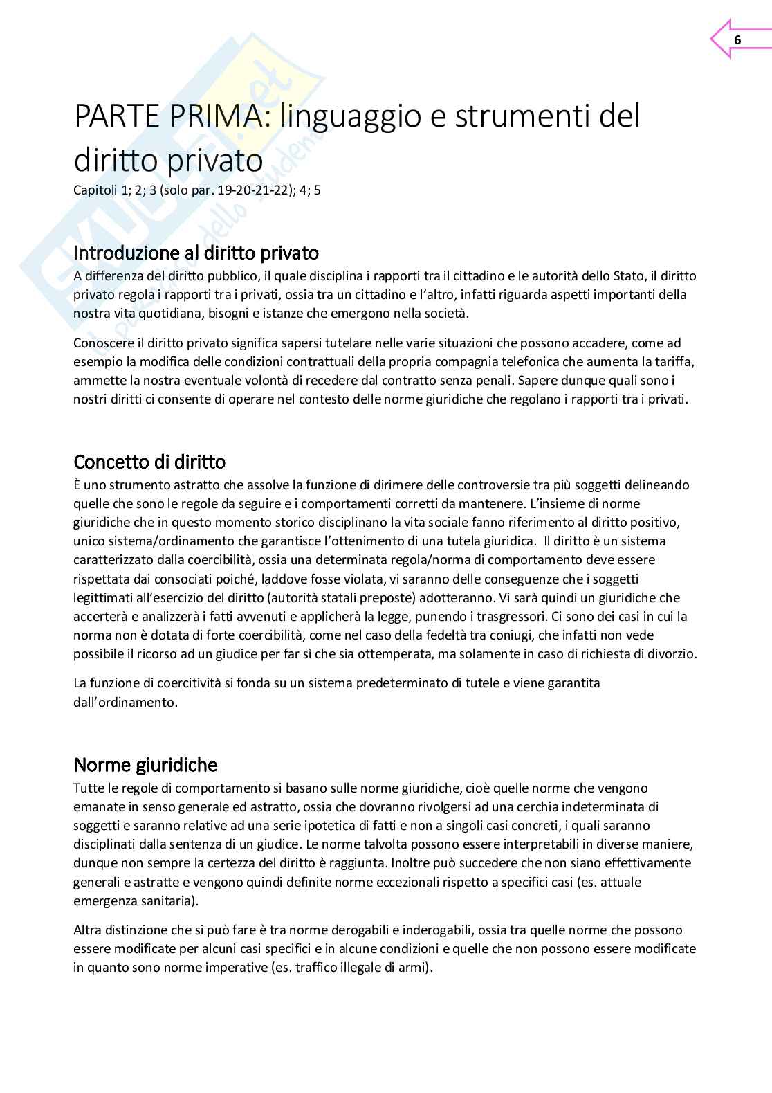 Diritto Privato Pag. 6