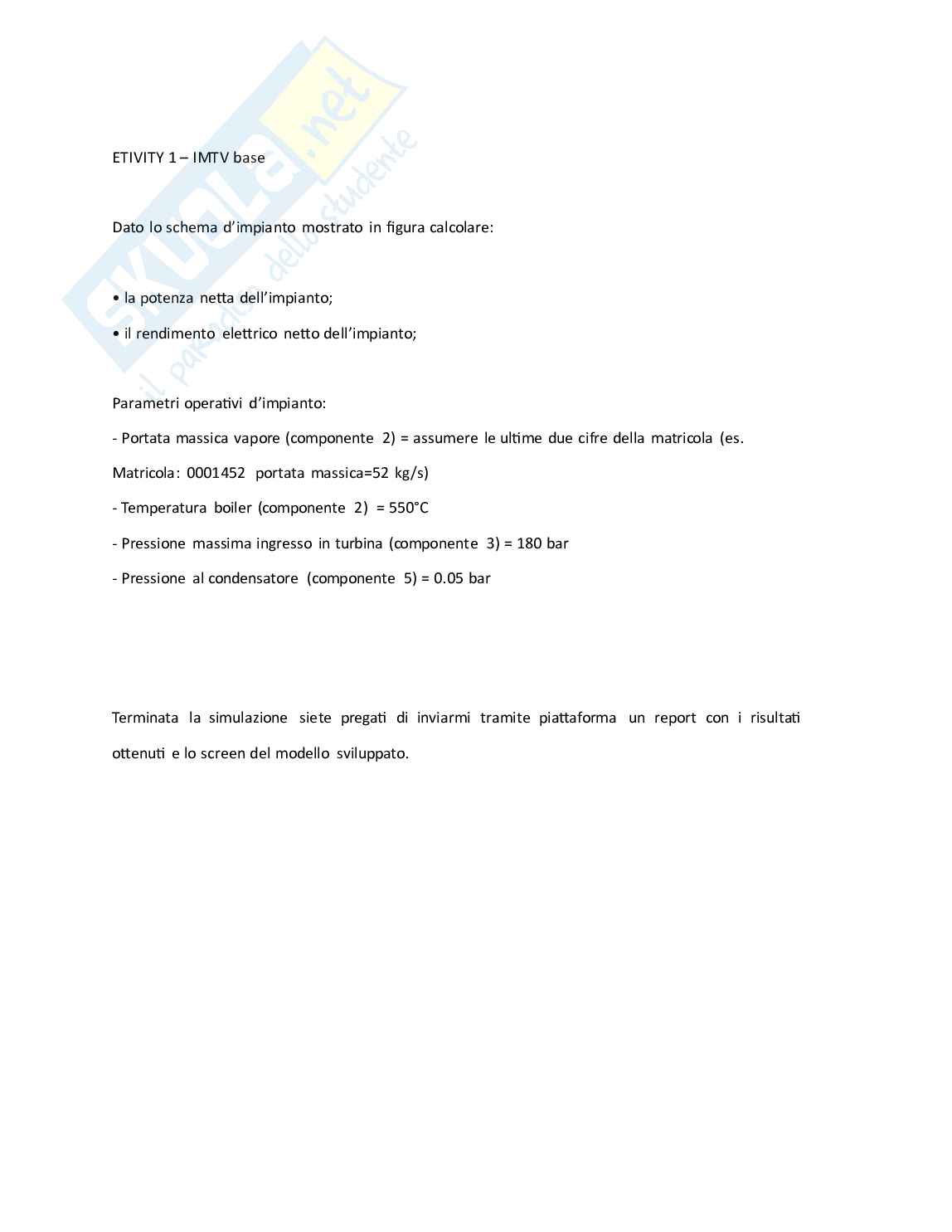 Etivity 1 per Sistemi per l'energia e l'ambiente Pag. 1