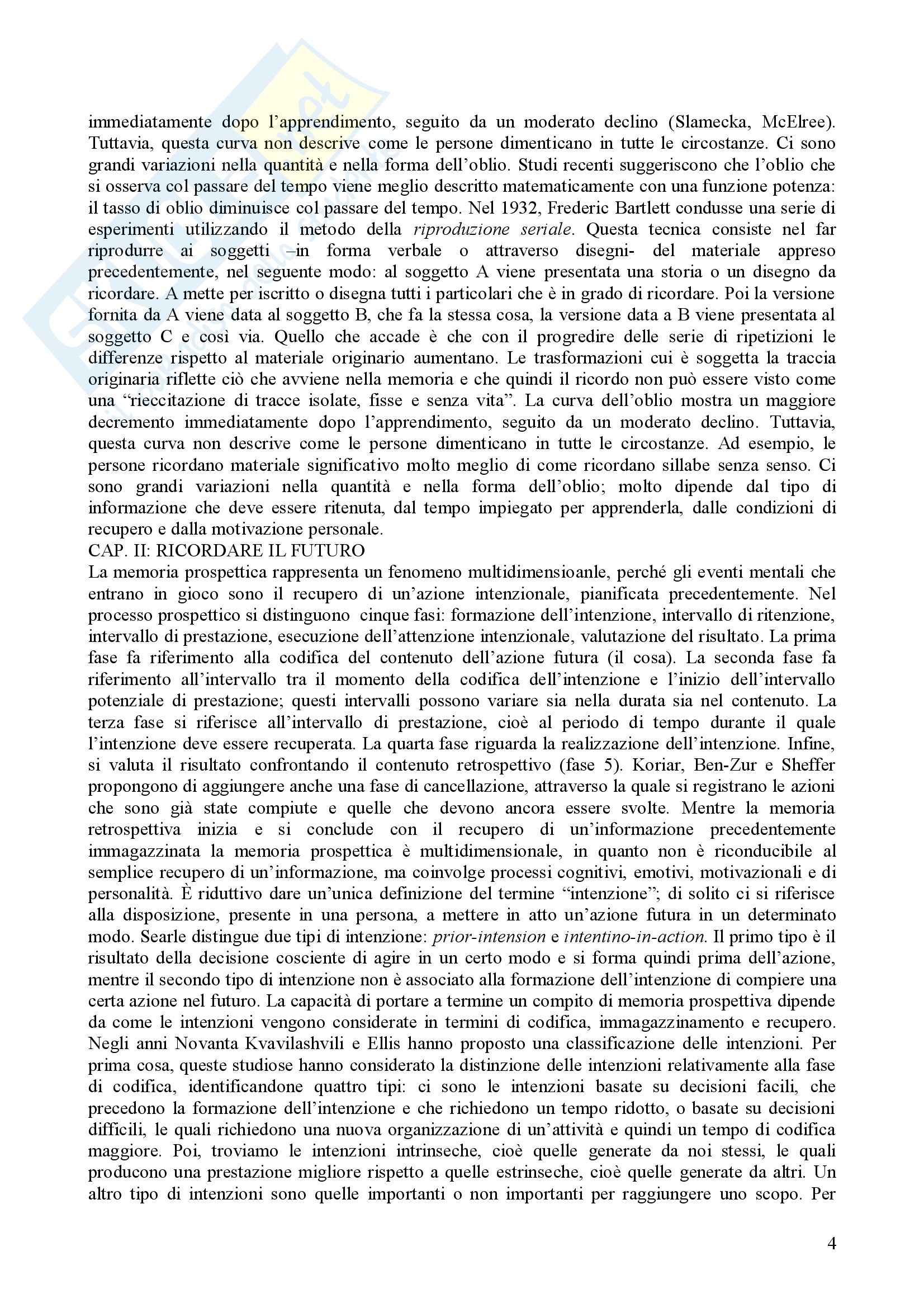 Psicologia dell'apprendimento e della memoria Pag. 21
