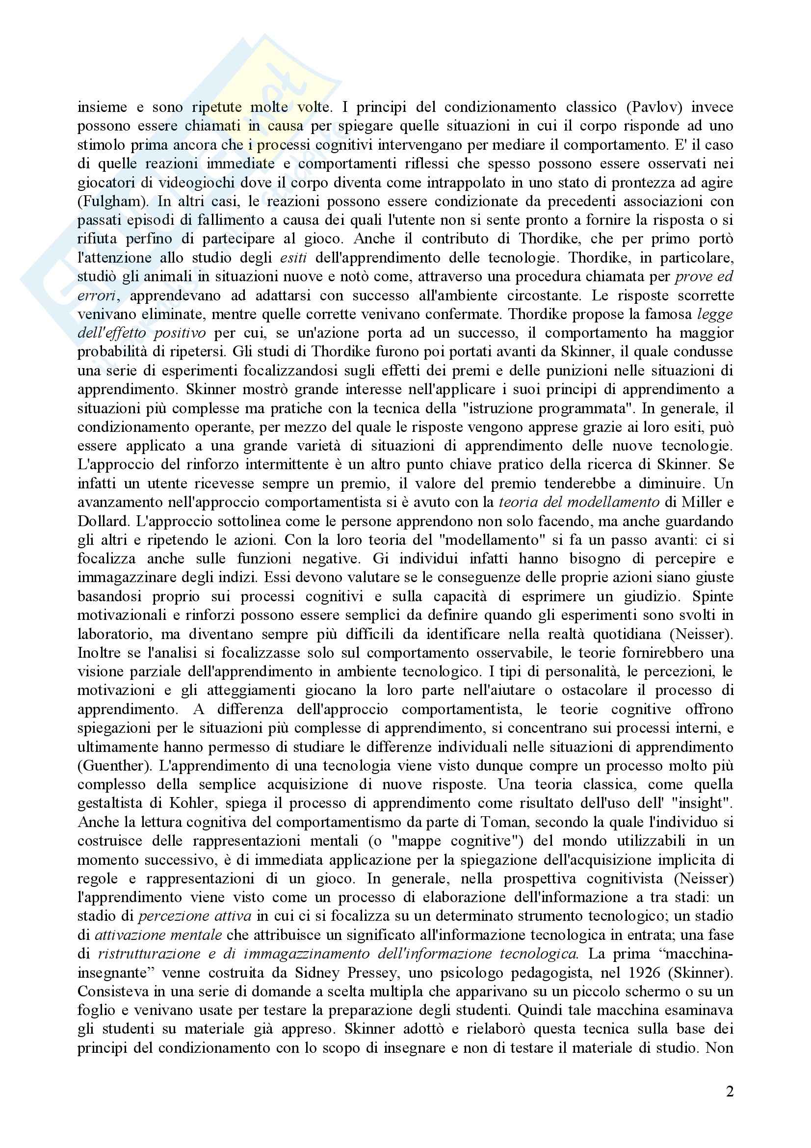 Psicologia dell'apprendimento e della memoria Pag. 36