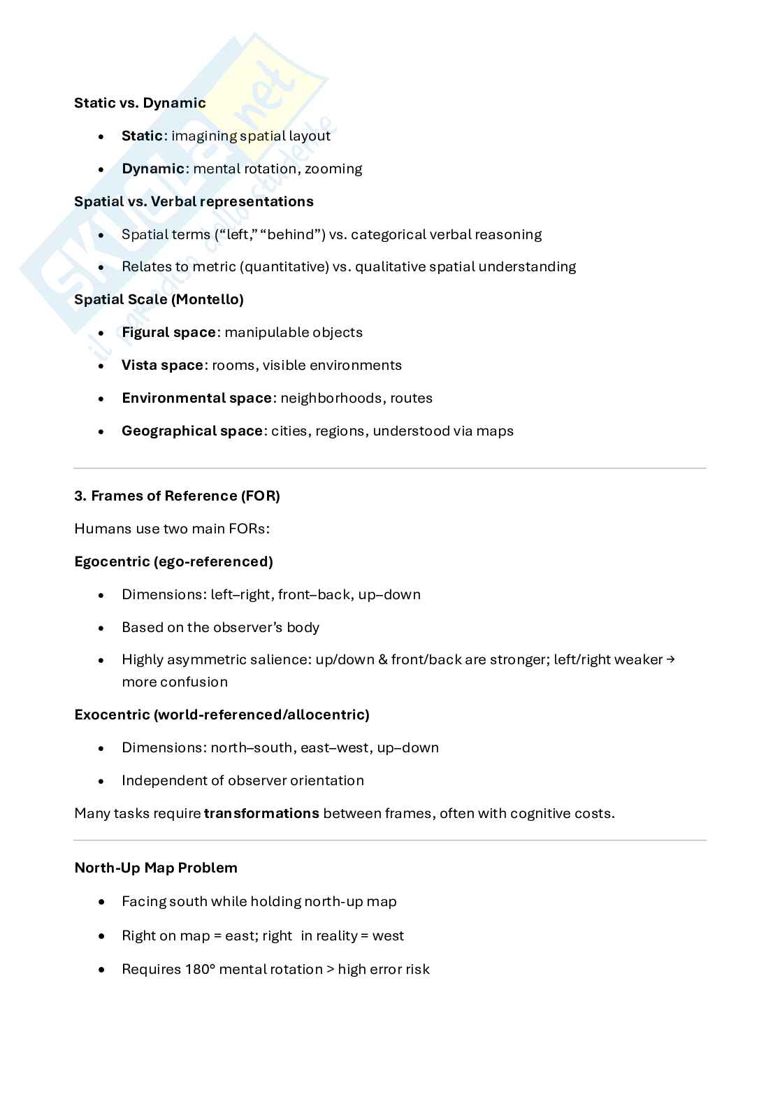 Riassunto esame Human factors and ergonomics, Prof. Di Nocera Francesco, libro consigliato Engineering psychology and human performance. V edition, Wickens Pag. 36