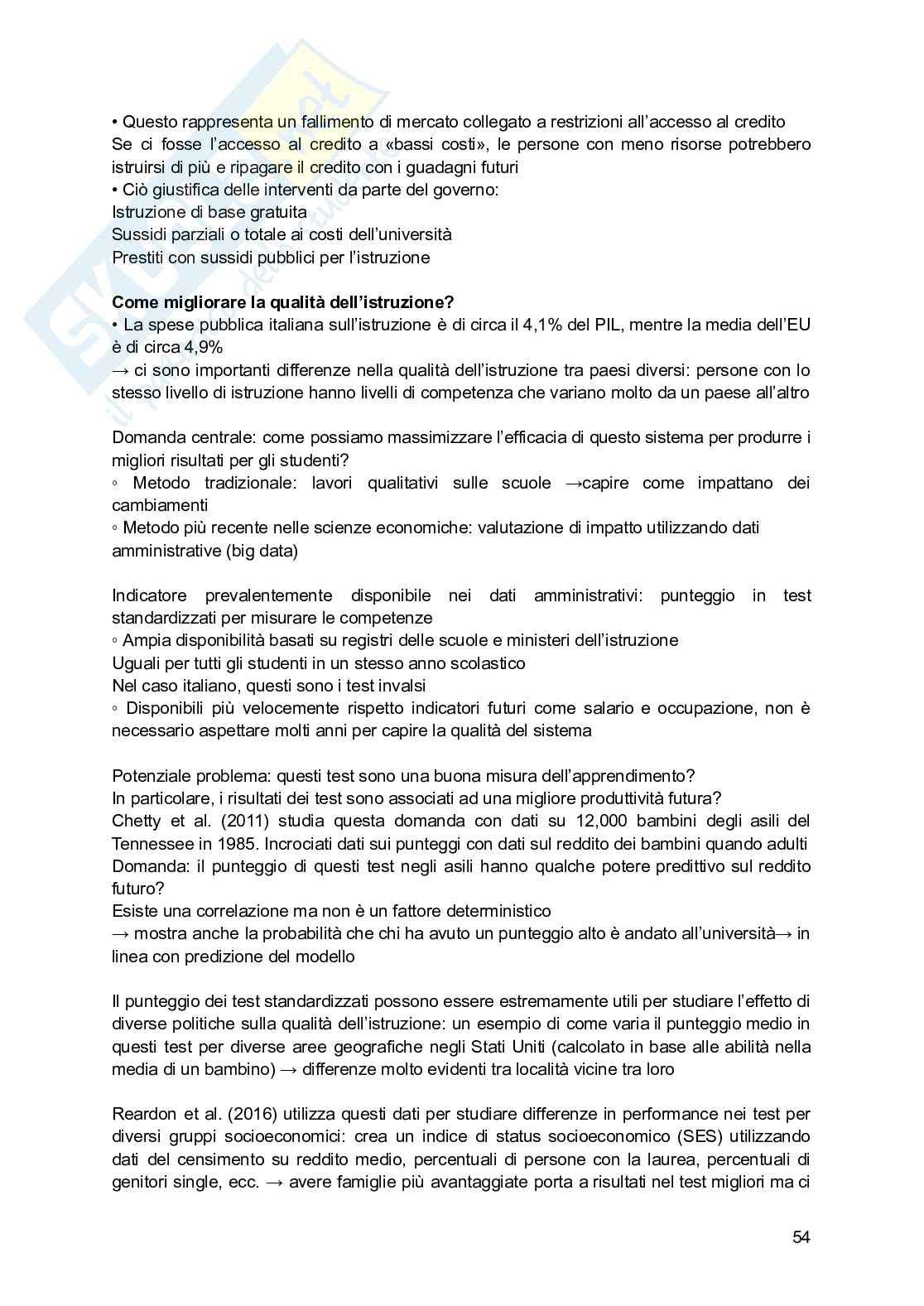 Economia delle risorse umane Pag. 1