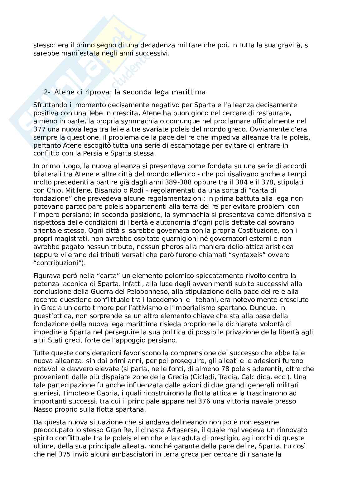 Riassunto esame Storia greca, Prof. Gallo Luigi, libro consigliato Storia greca, Gallo Pag. 2