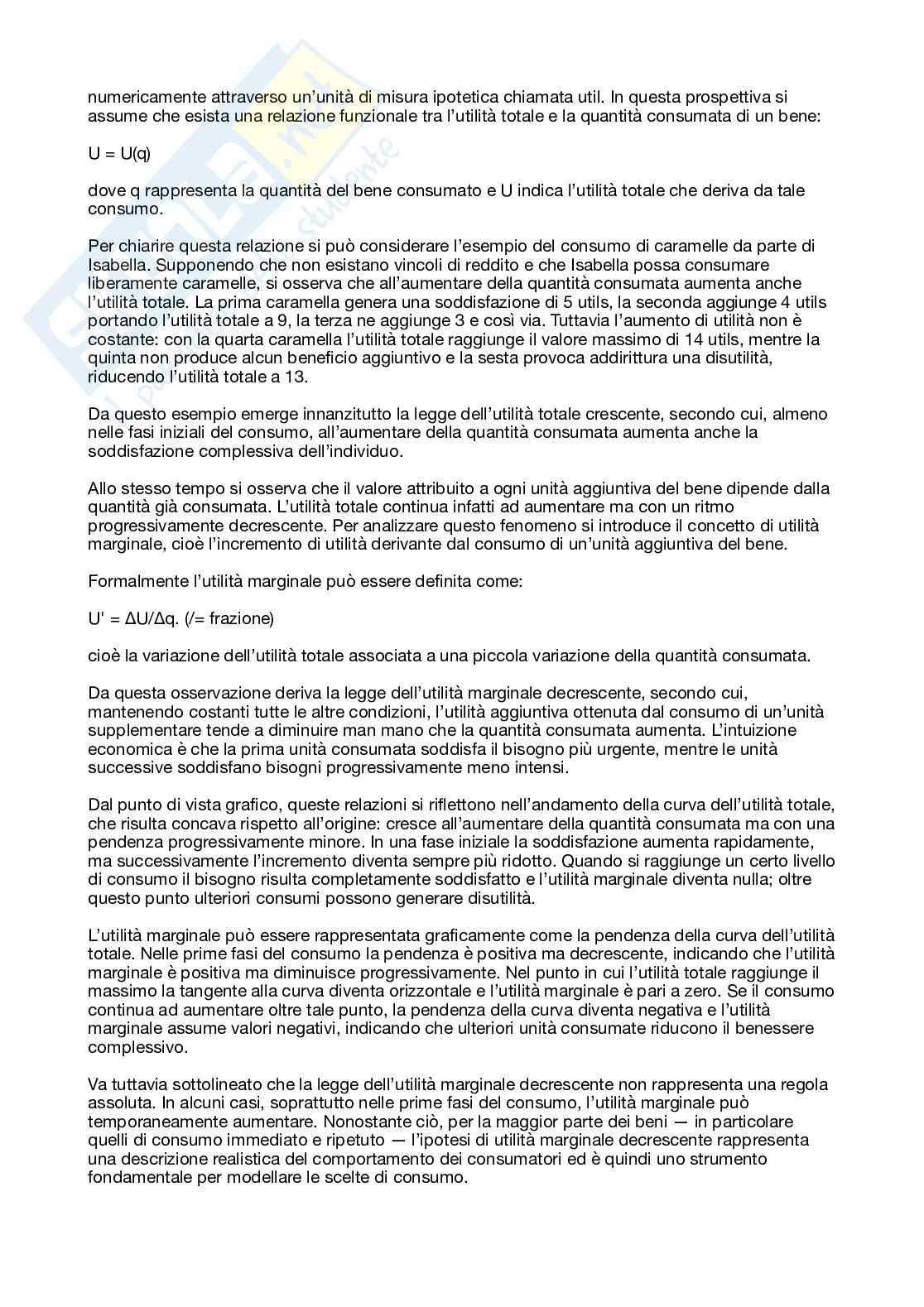 Riassunto esame Economia politica, Prof. Basile Elisabetta, libro consigliato Lezioni di economia politica, Basile, Reganati Pag. 2