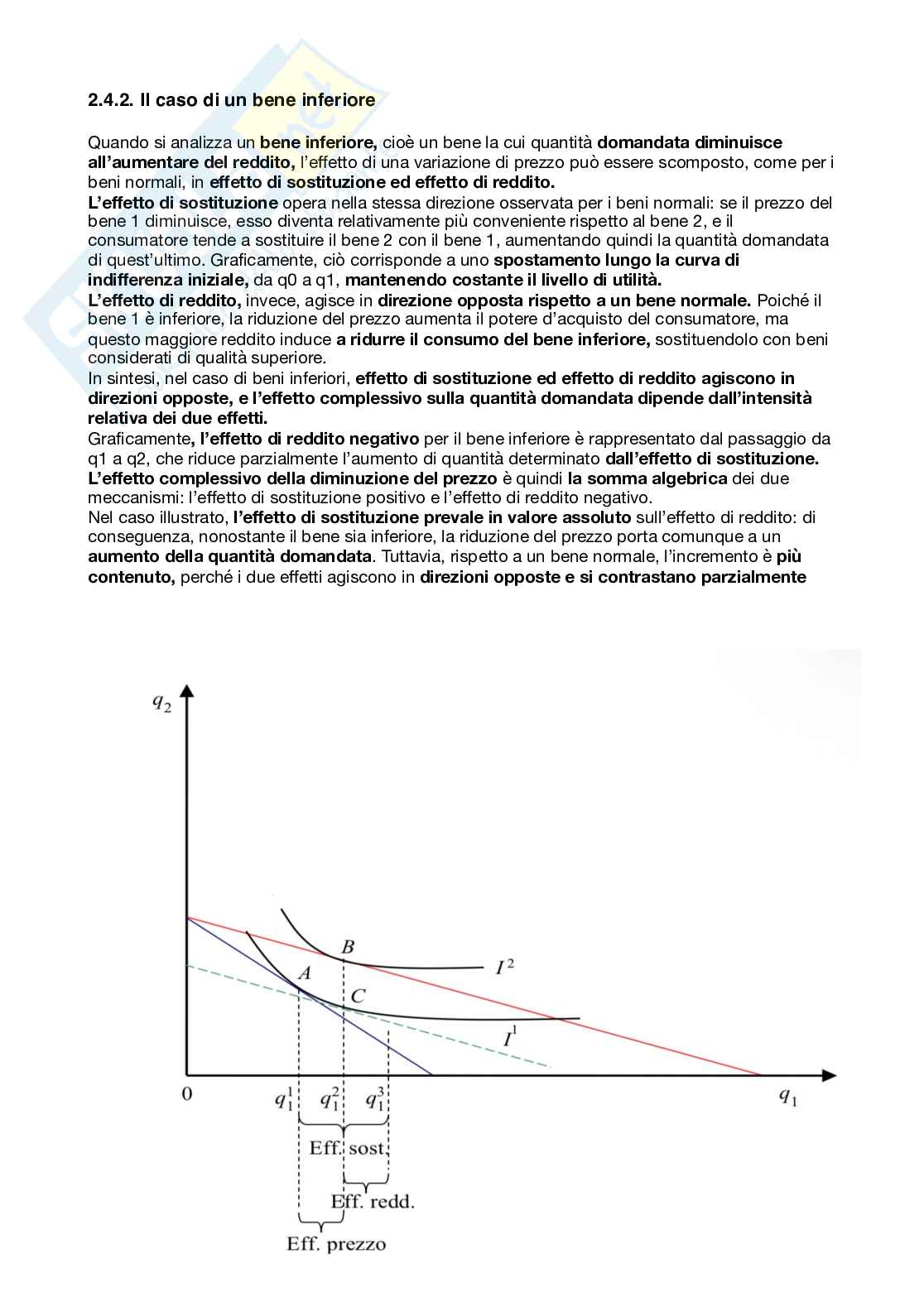 Riassunto esame Economia politica, Prof. Basile Elisabetta, libro consigliato Lezioni di economia politica, Basile, Reganati Pag. 26