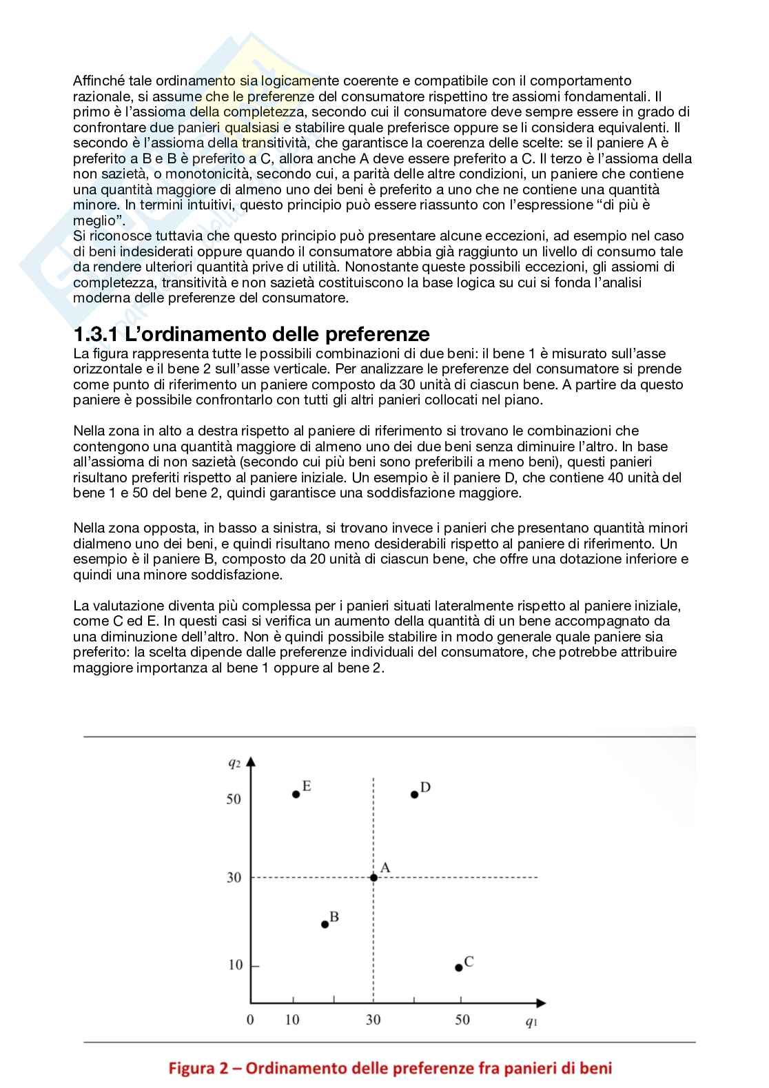 Riassunto esame Economia politica, Prof. Basile Elisabetta, libro consigliato Lezioni di economia politica, Basile, Reganati Pag. 6
