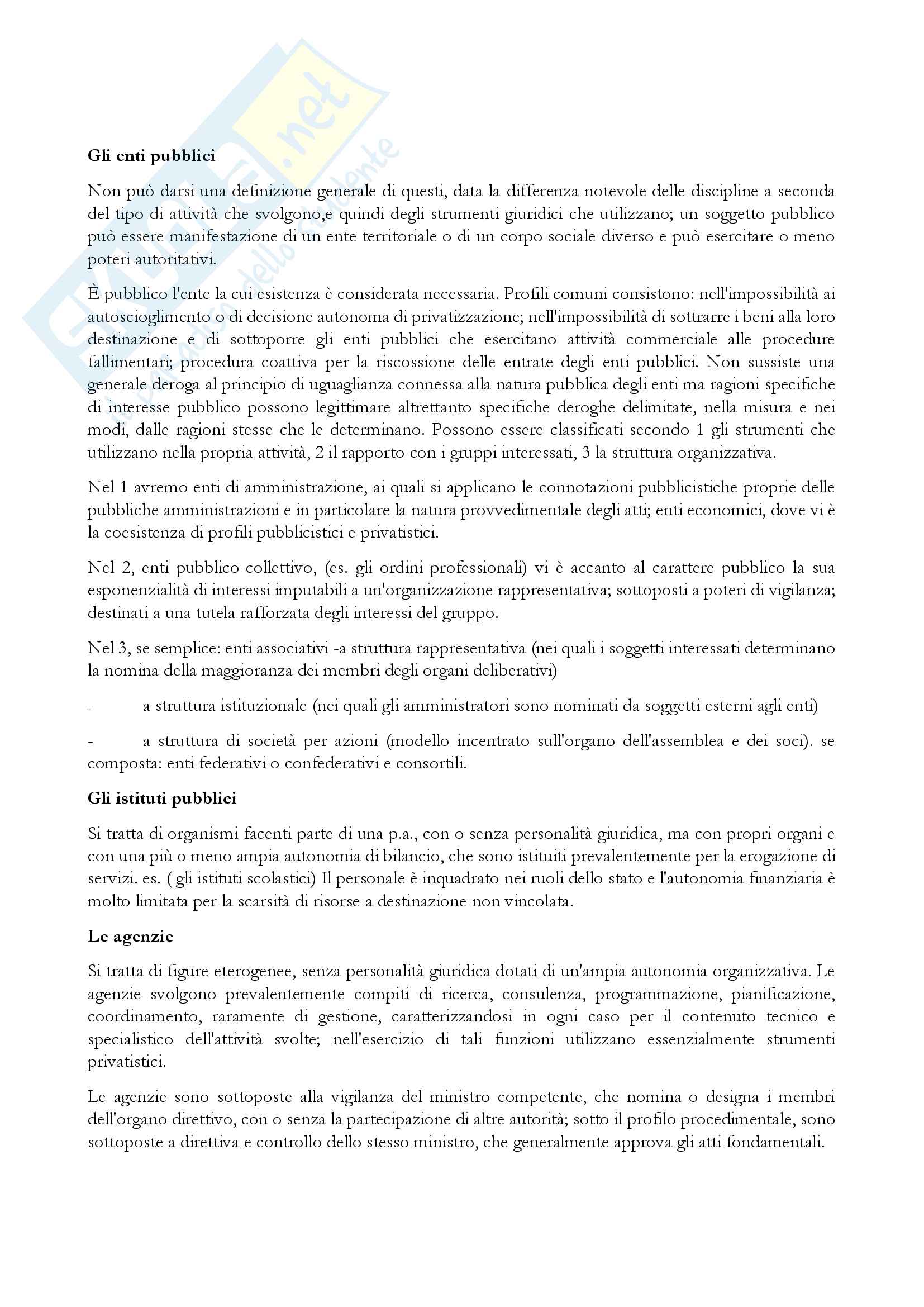 Riassunto esame diritto amministrativo, prof. Rossi, libro consigliato Principi di diritto amministrativo, Rossi Pag. 16